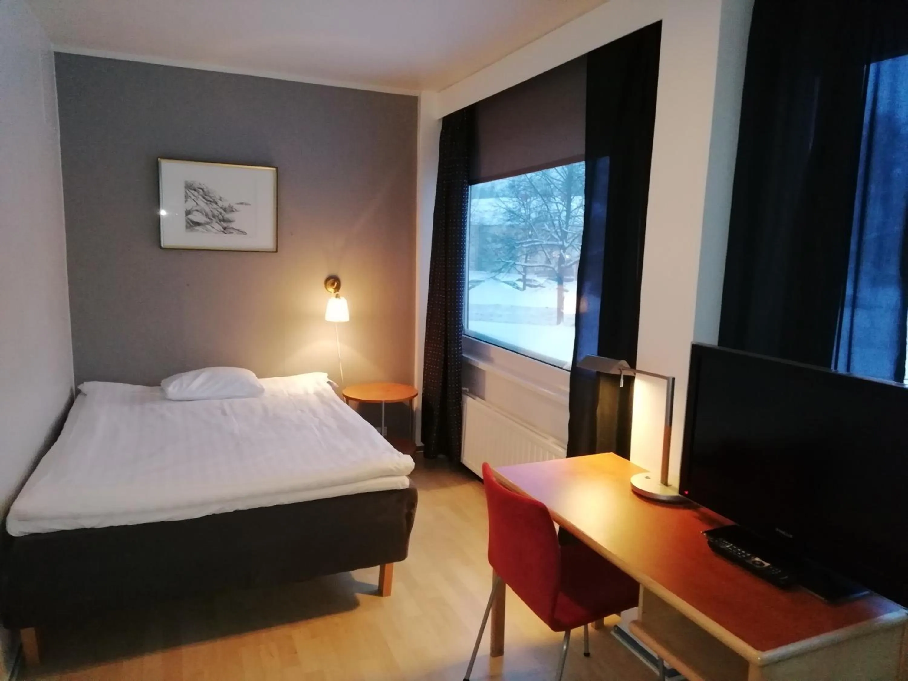 Bed in Hotel Turistihovi