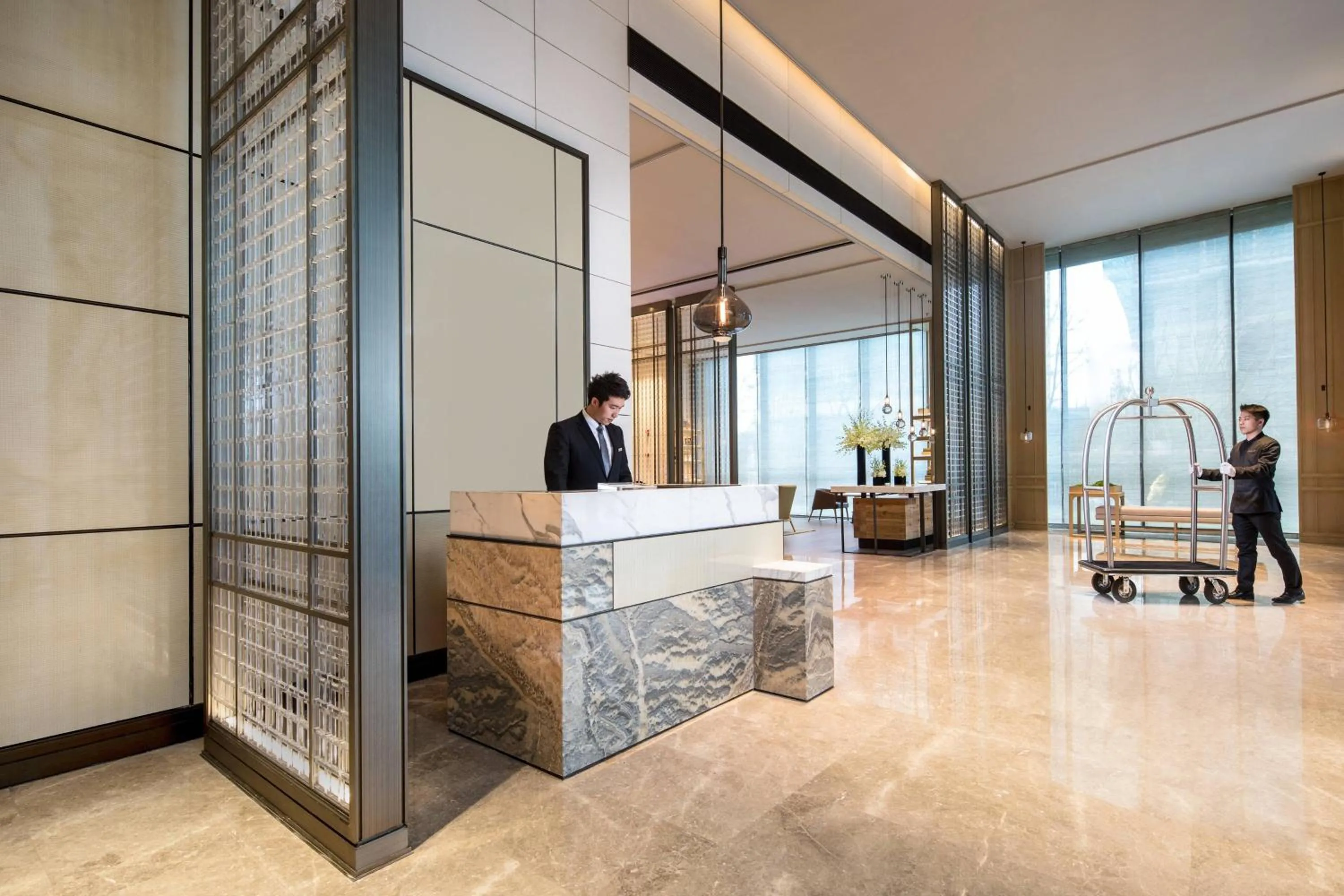 Lobby or reception in Courtyard by Marriott Shanghai Hongqiao
