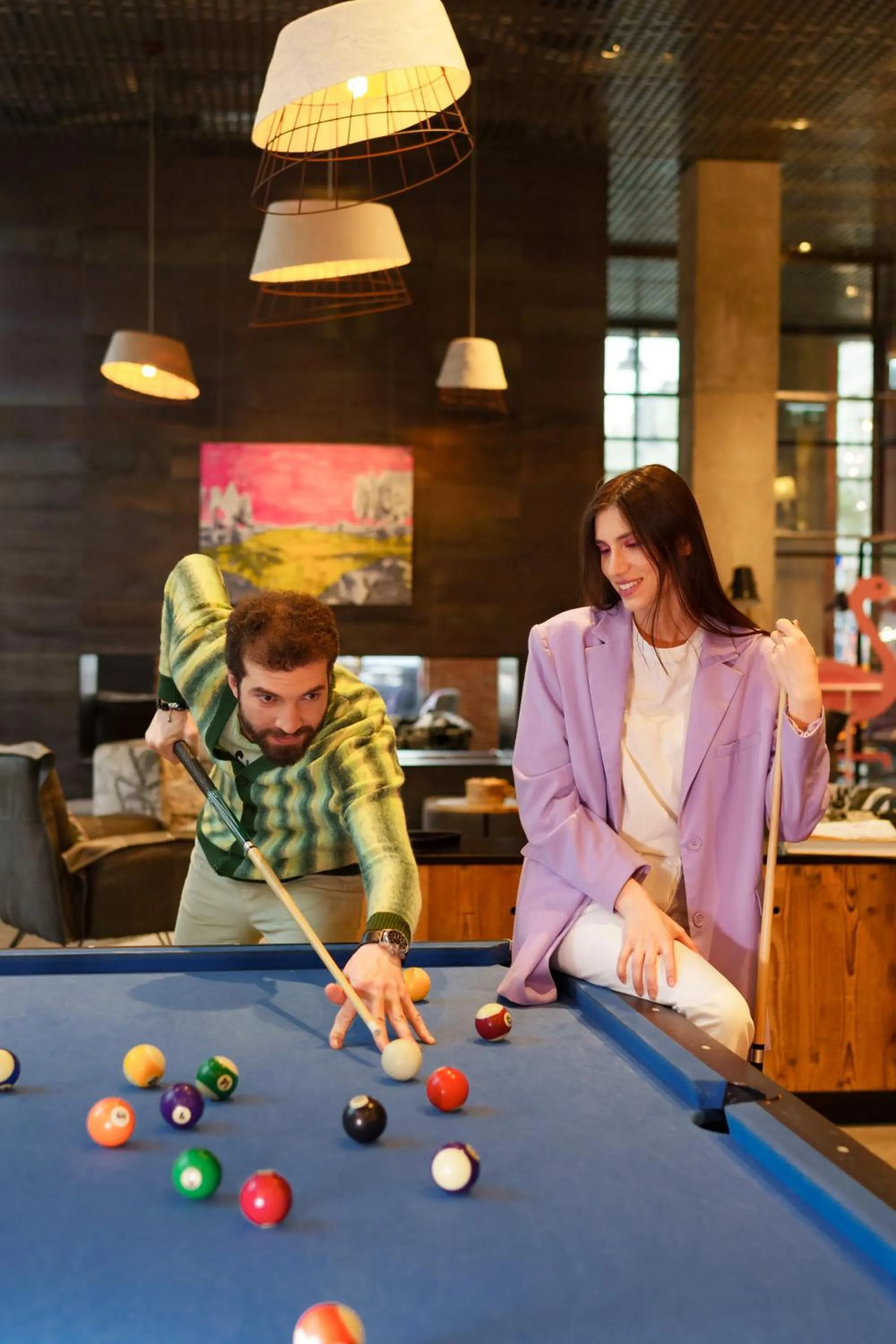 Billiard in Moxy Tbilisi