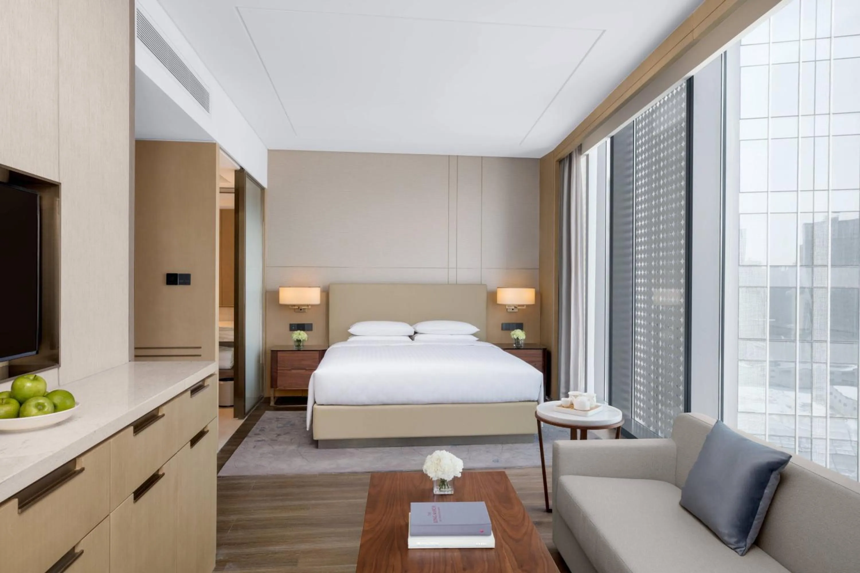 Bedroom, Bed in Courtyard By Marriott Xi'an North
