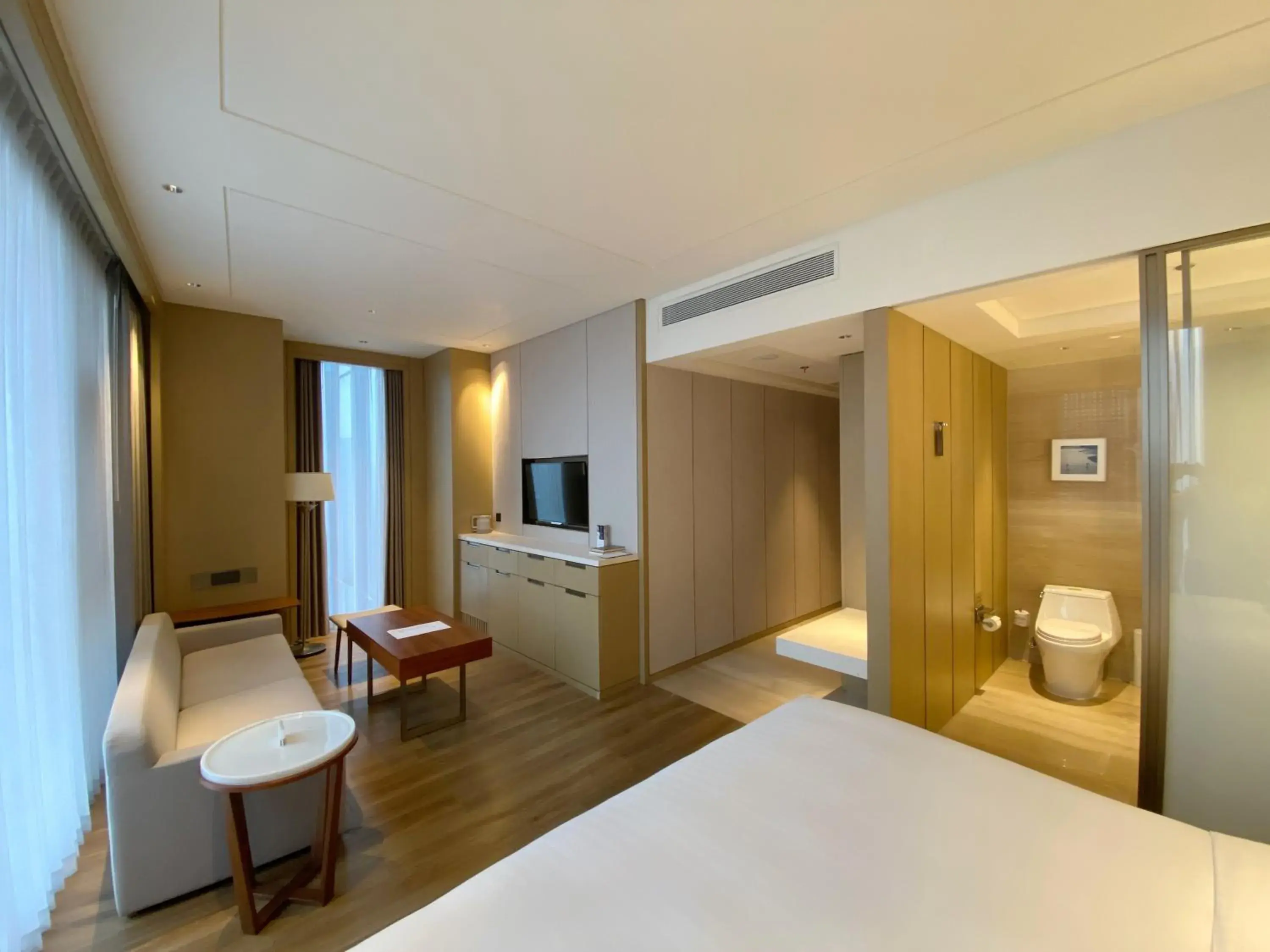 Club Panorama King, Club lounge access, Guest room, King in Courtyard By Marriott Xi'an North Club Panorama King, Club lounge access, Guest room, King in Courtyard By Marriott Xi'an North