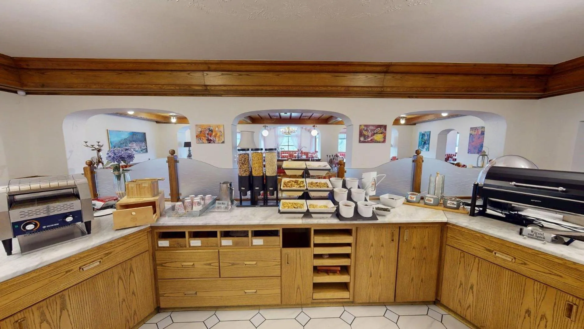 Breakfast in Hotel Alexanderhof