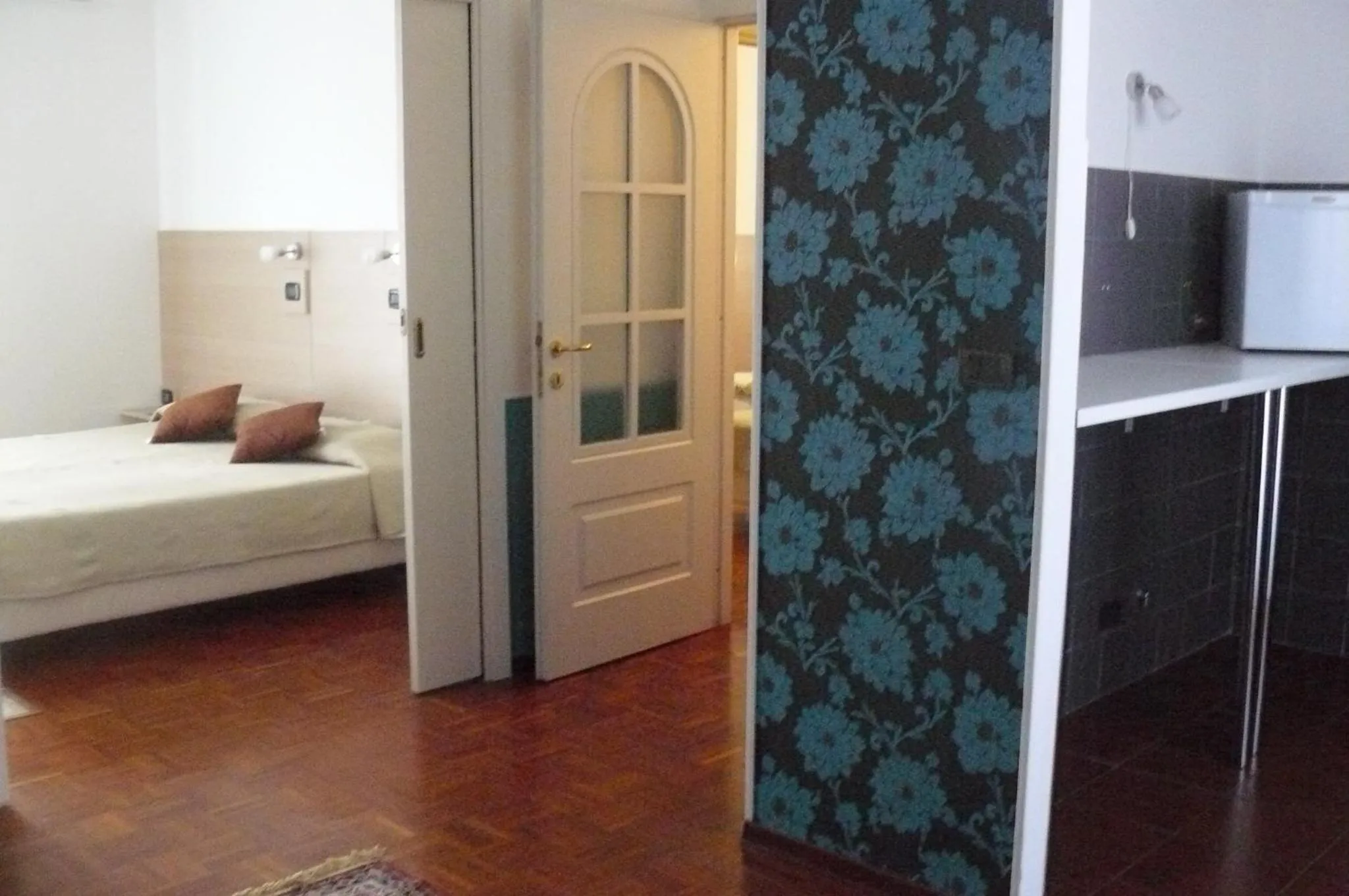 Decorative detail, Bed in Hotel Vittoriano