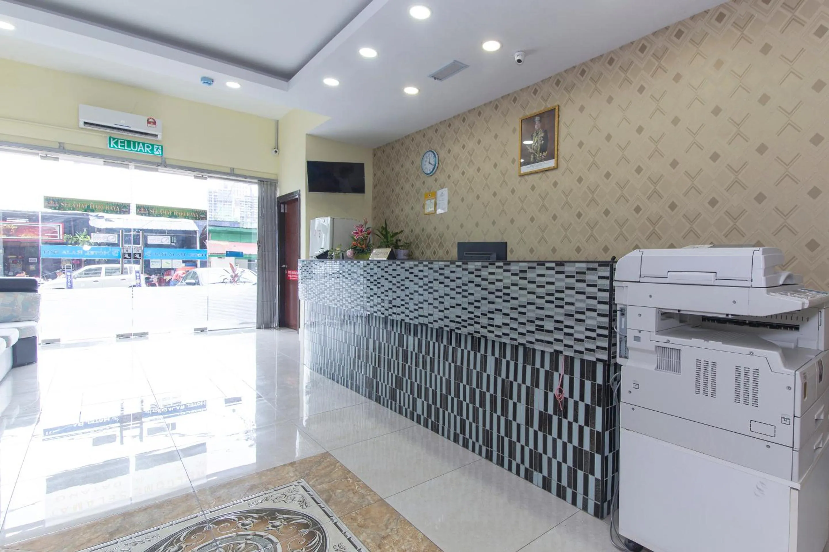 Lobby or reception in Hotel Raja Bot