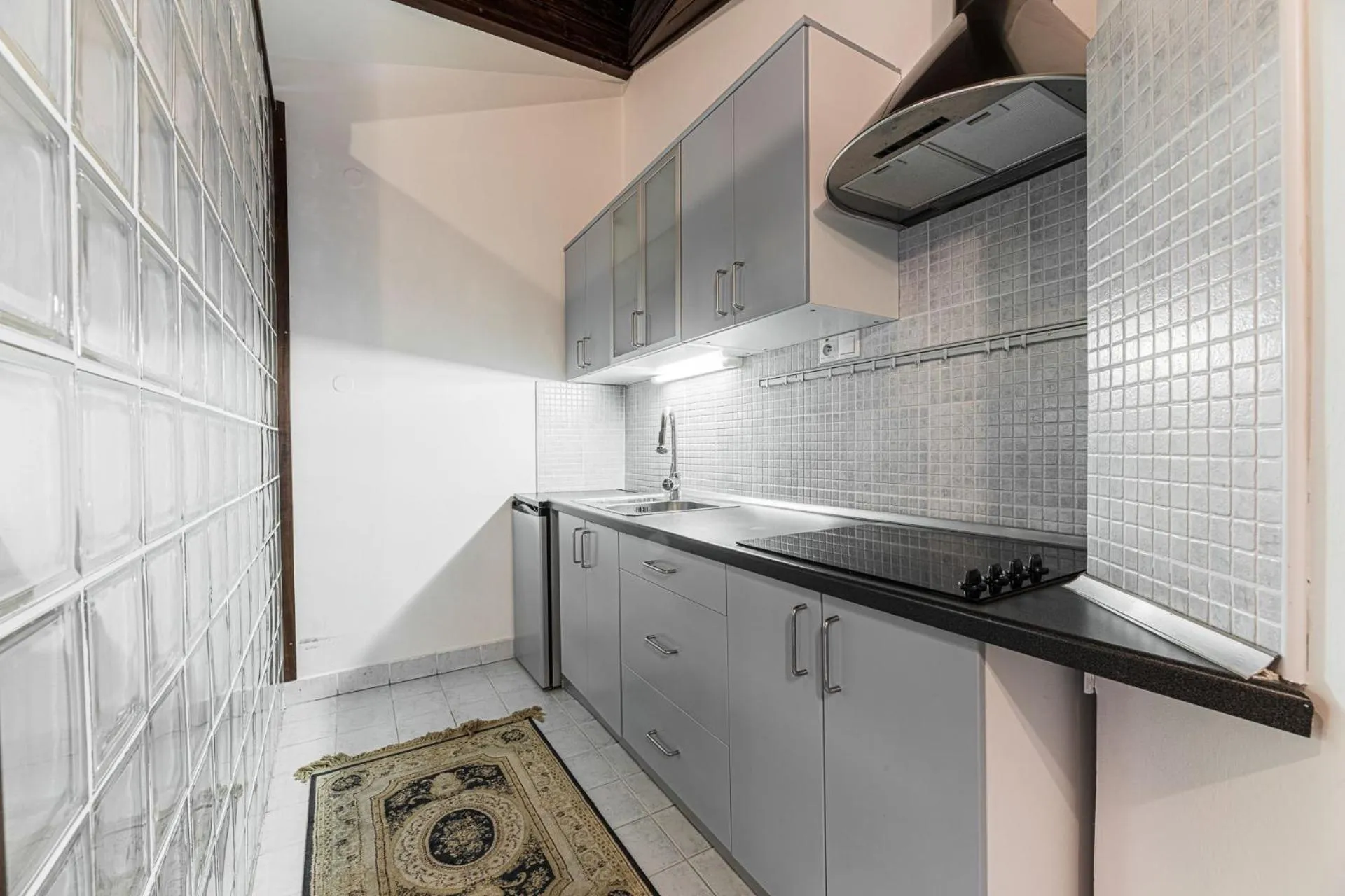 Kitchen or kitchenette in Hotel Amalia