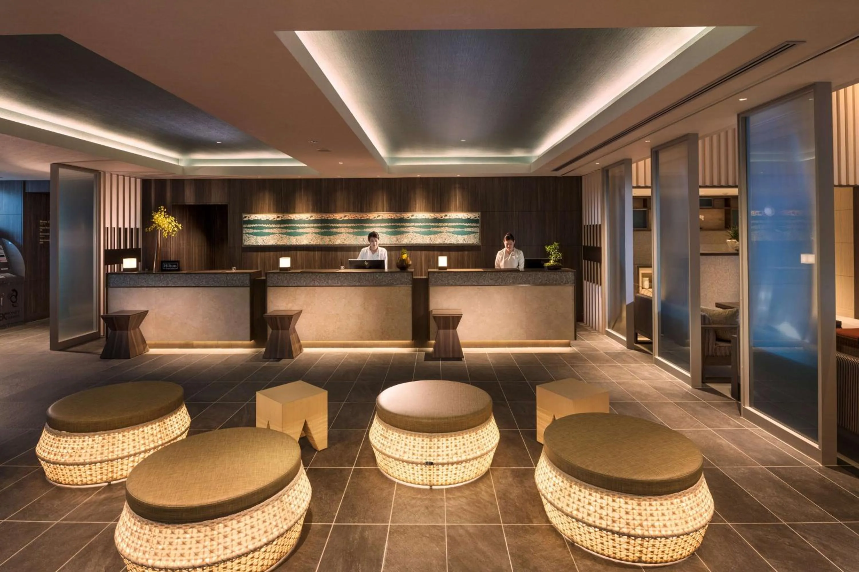 Lobby or reception in DoubleTree by Hilton Okinawa Chatan Resort