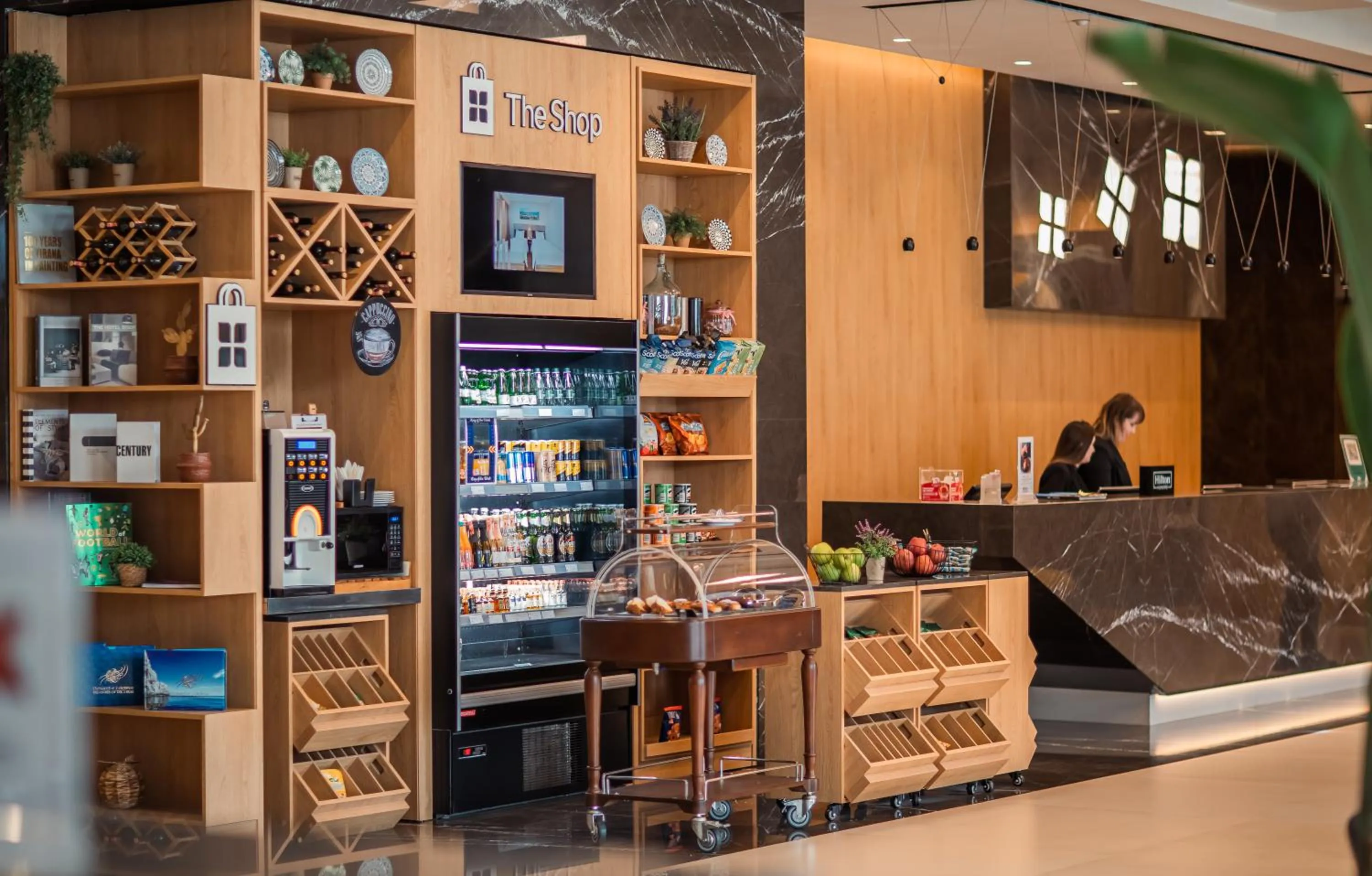 On-site shops in Hilton Garden Inn Tirana