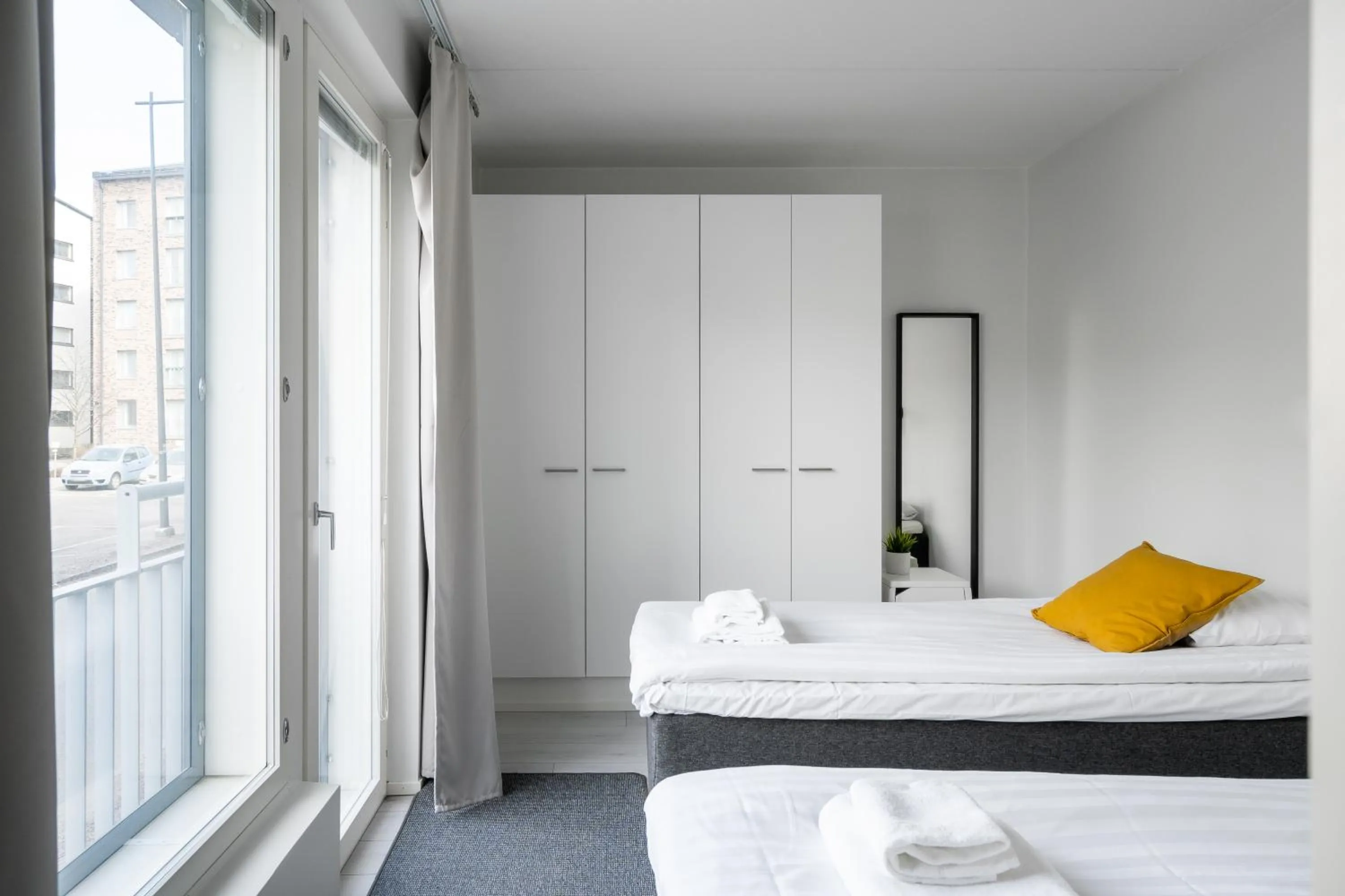 Bed in Hiisi Homes Espoo Center