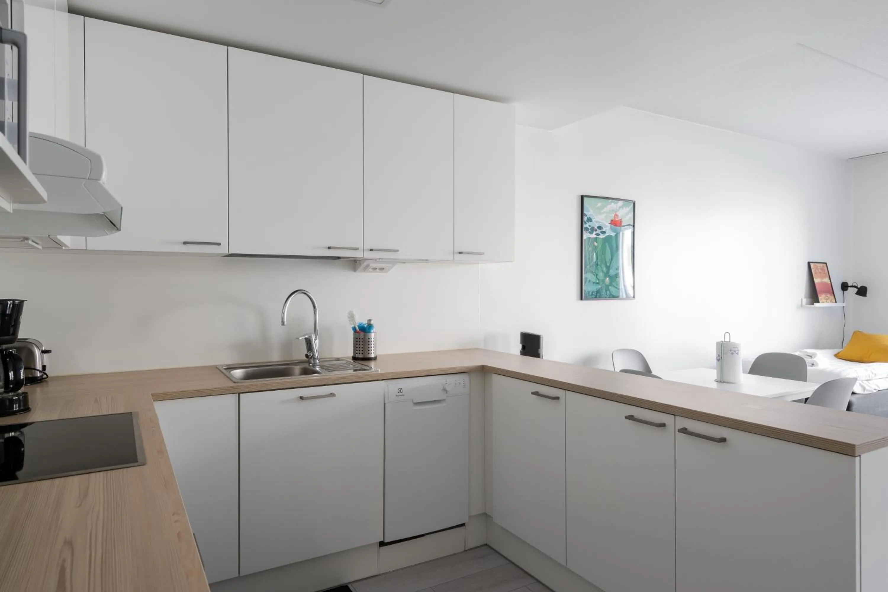 kitchen in Hiisi Homes Espoo Center