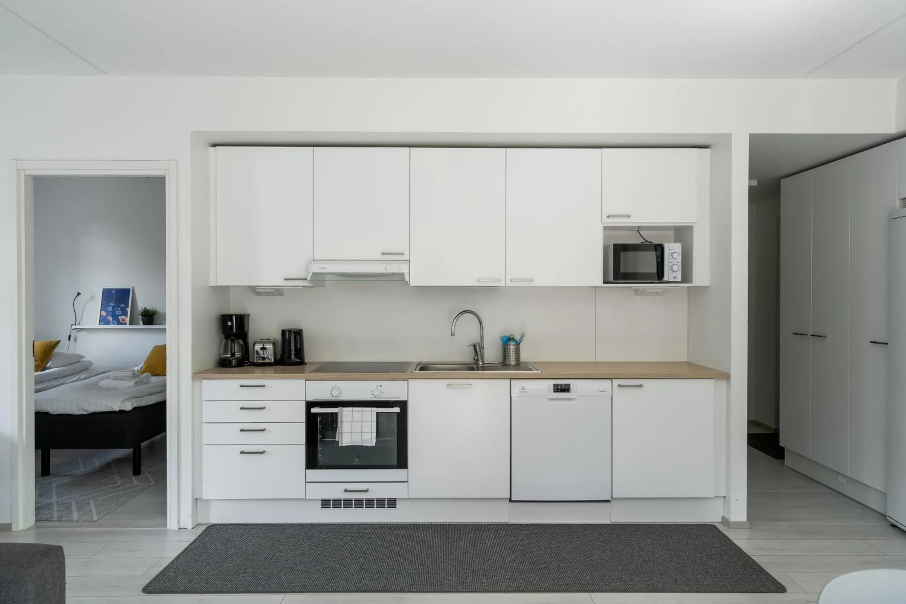 kitchen in Hiisi Homes Espoo Center