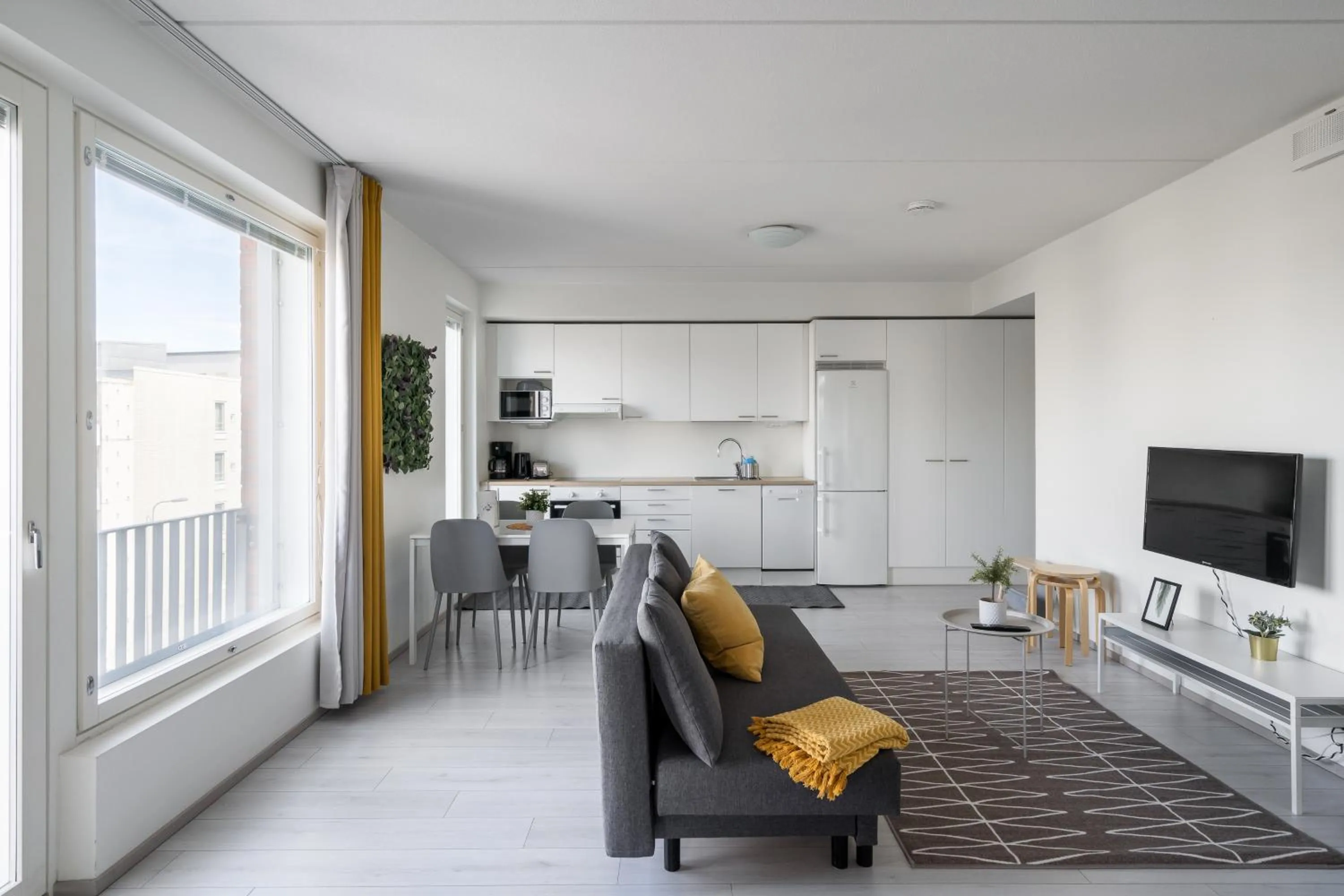 Living room in Hiisi Homes Espoo Center