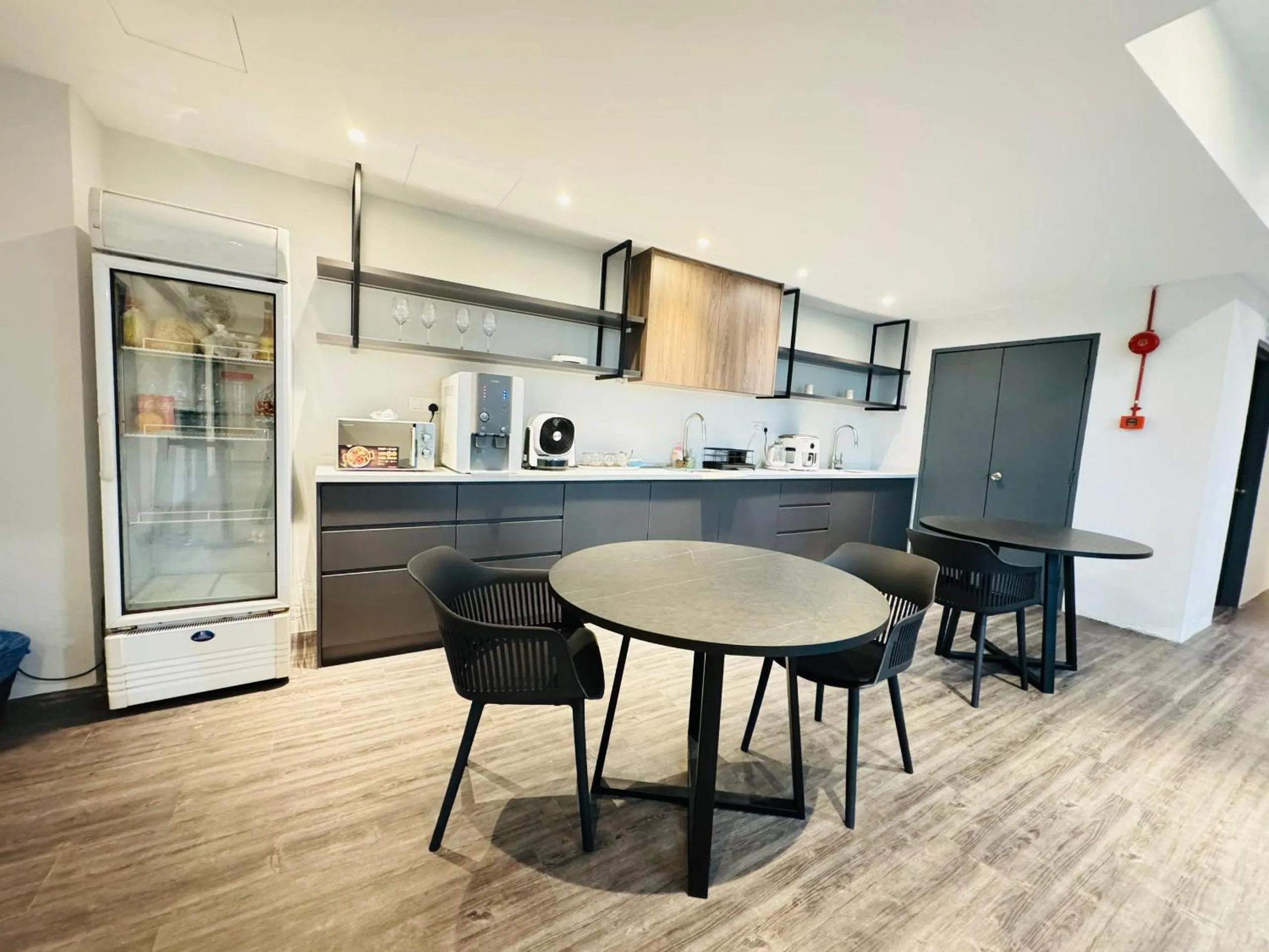 Kitchen or kitchenette in Hotel Kristal