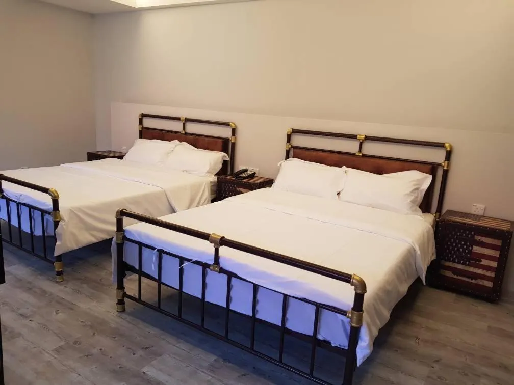 Bed in Hotel Kristal