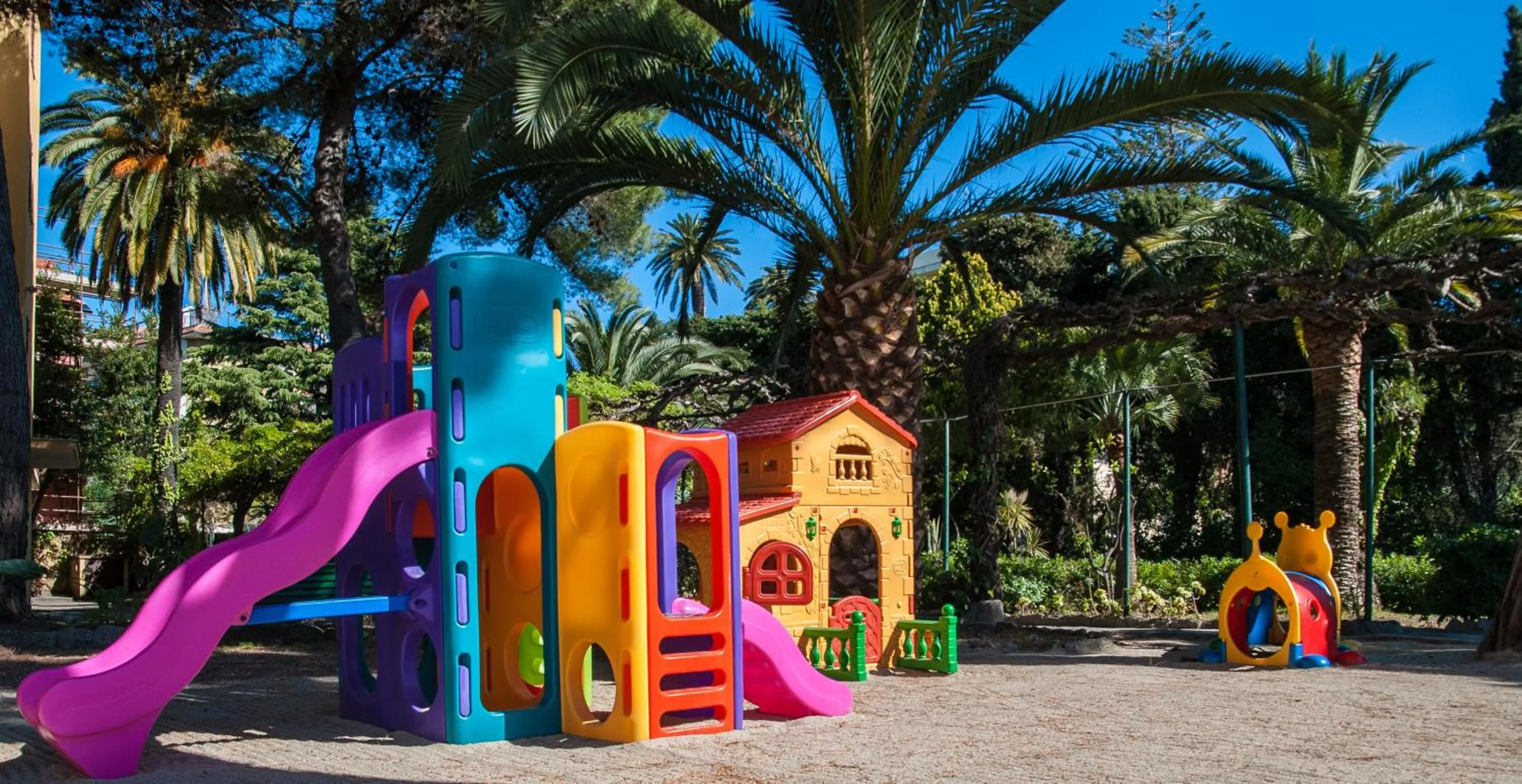 Children play ground in Hotel Residence Mediterraneo