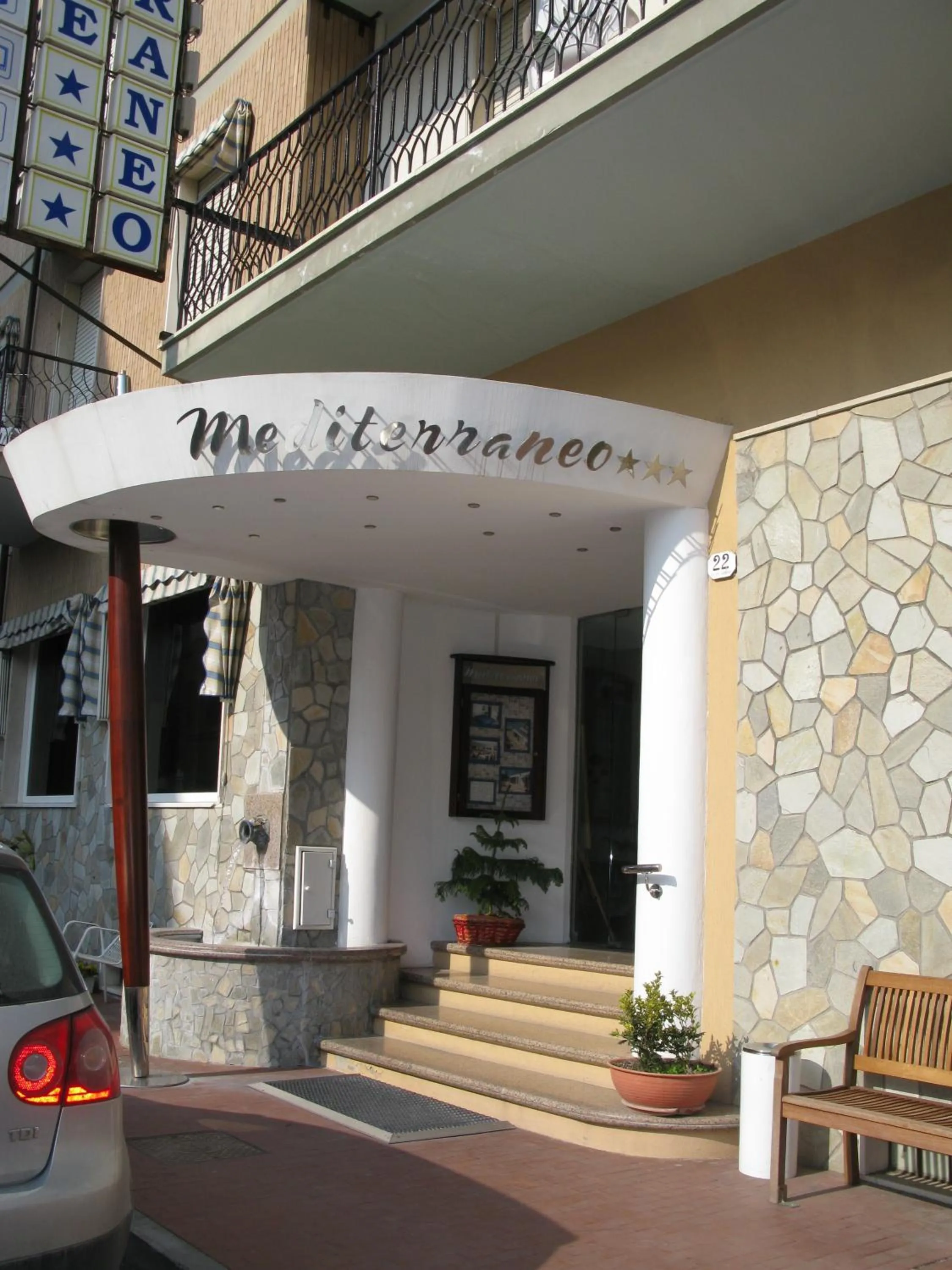 Facade/entrance in Hotel Residence Mediterraneo
