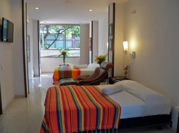 Bedroom, Bed in Hotel Casa Santa Monica Norte