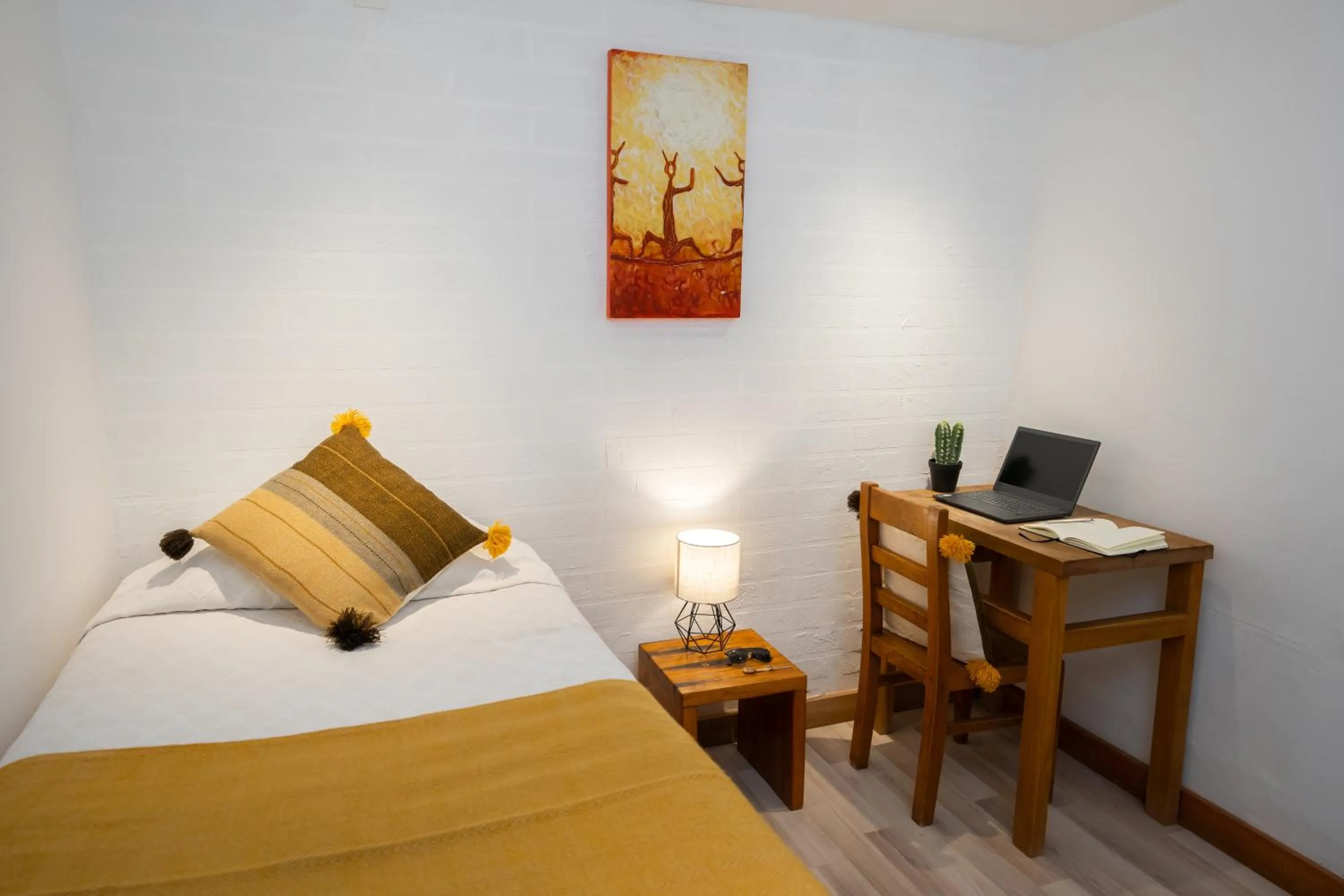 Bed in Hotel Don Raul