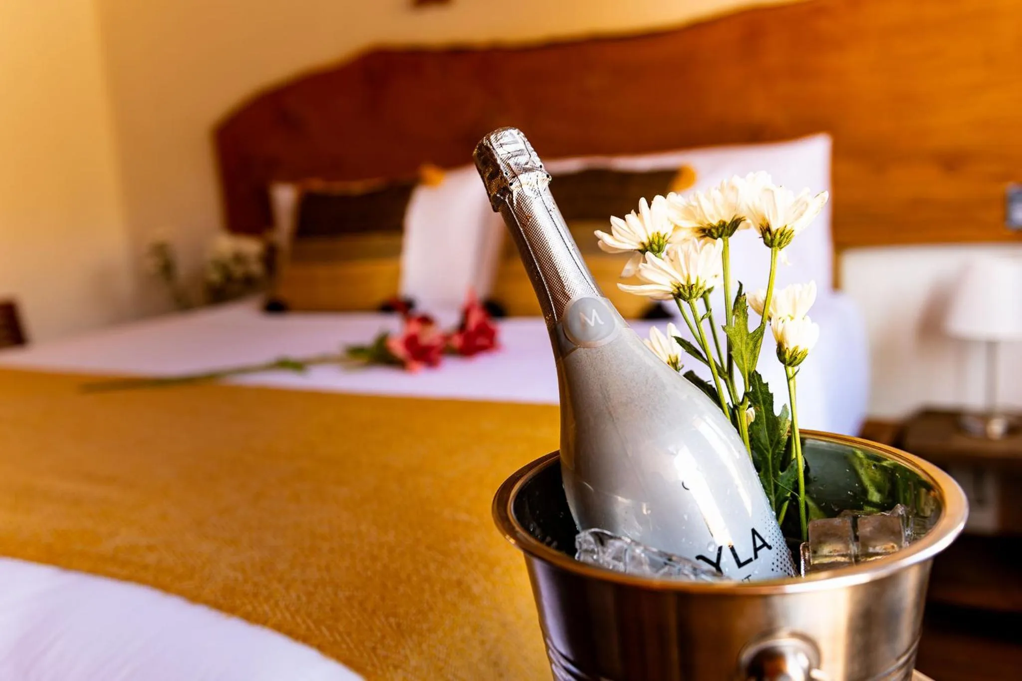 Bed in Hotel Don Raul