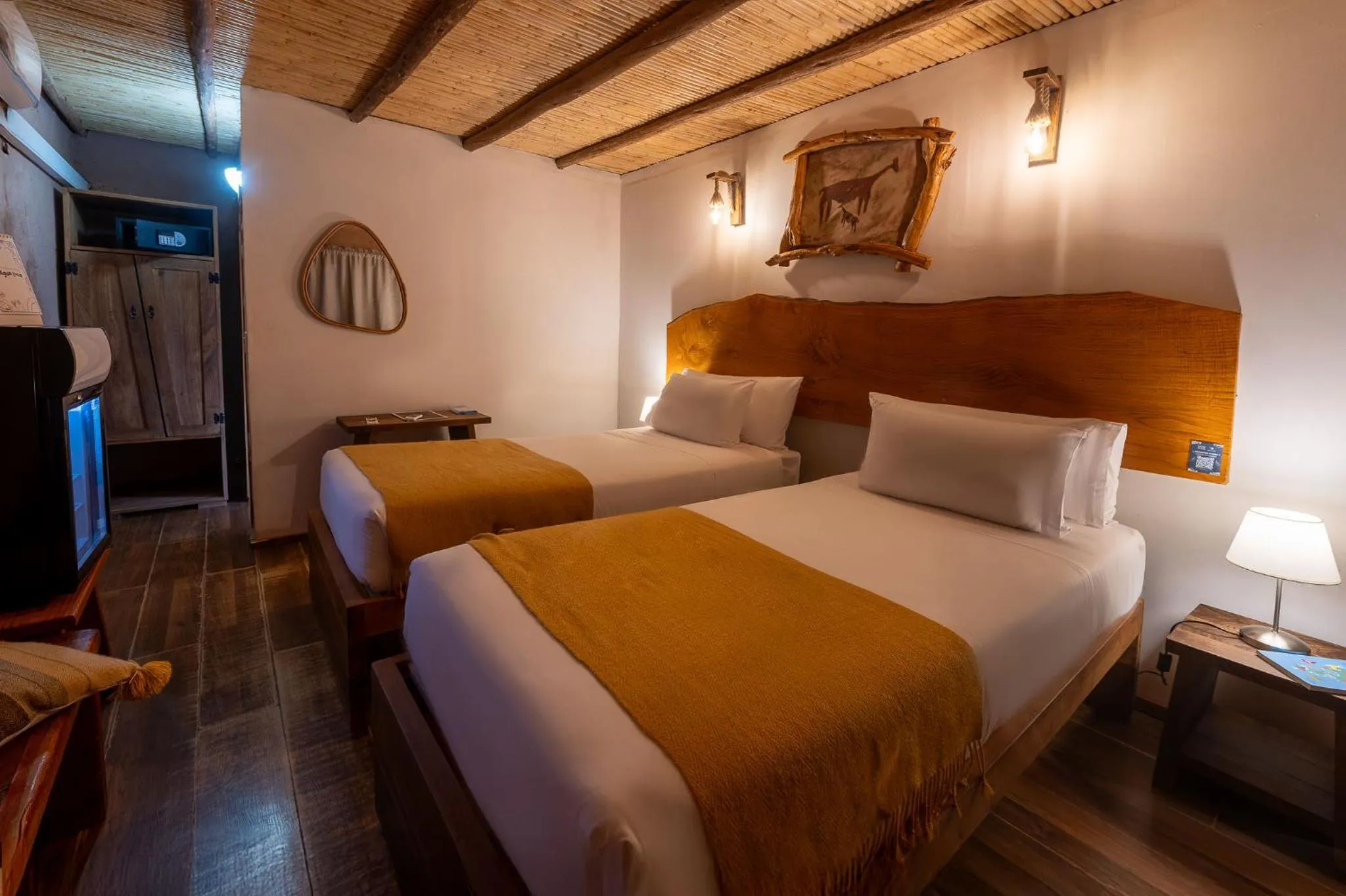 Bed in Hotel Don Raul