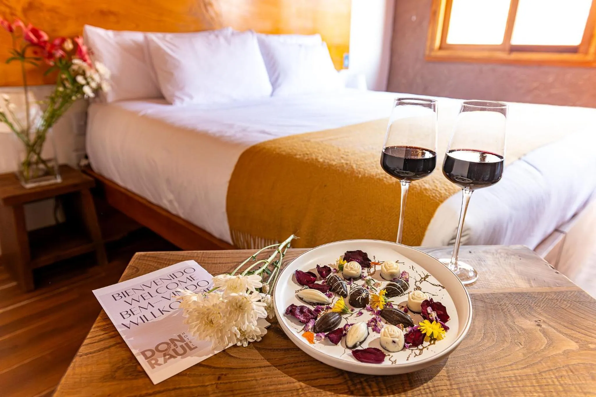 Bed in Hotel Don Raul