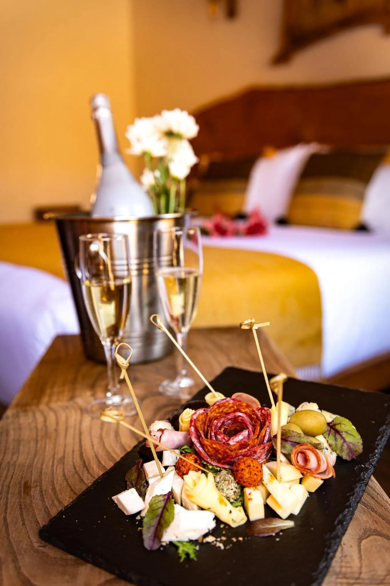 Bed in Hotel Don Raul