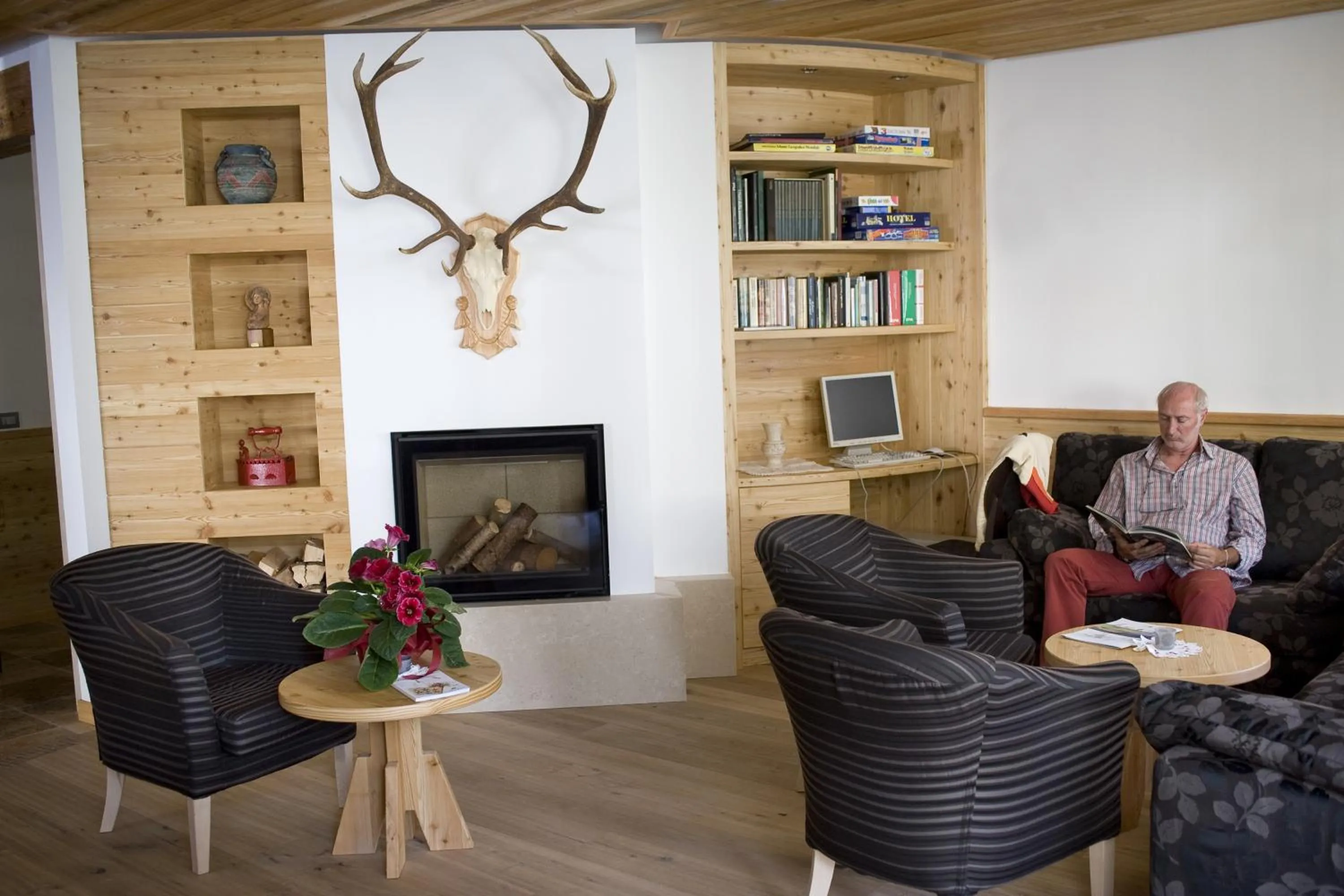 Lobby or reception in Bio Hotel Brusago Vital & Wellness