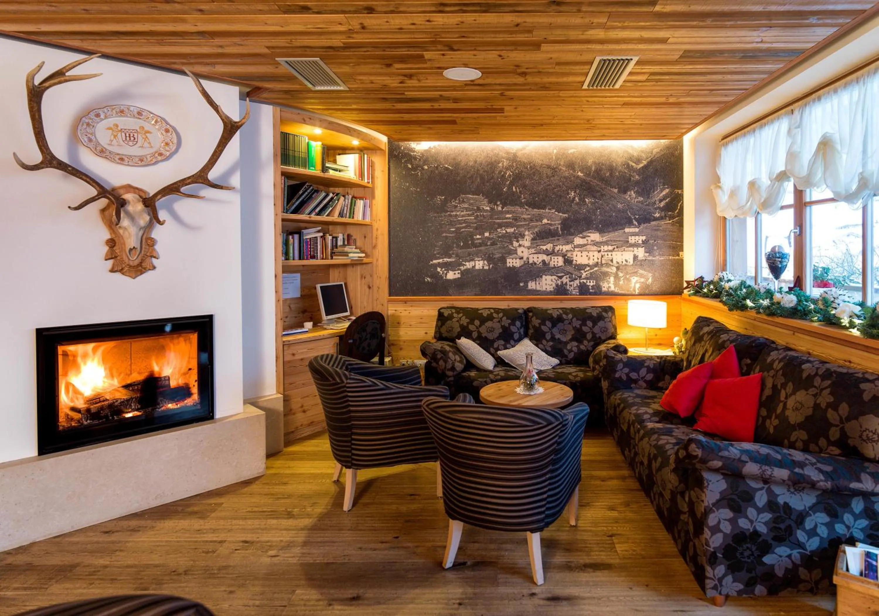 Lobby or reception in Bio Hotel Brusago Vital & Wellness