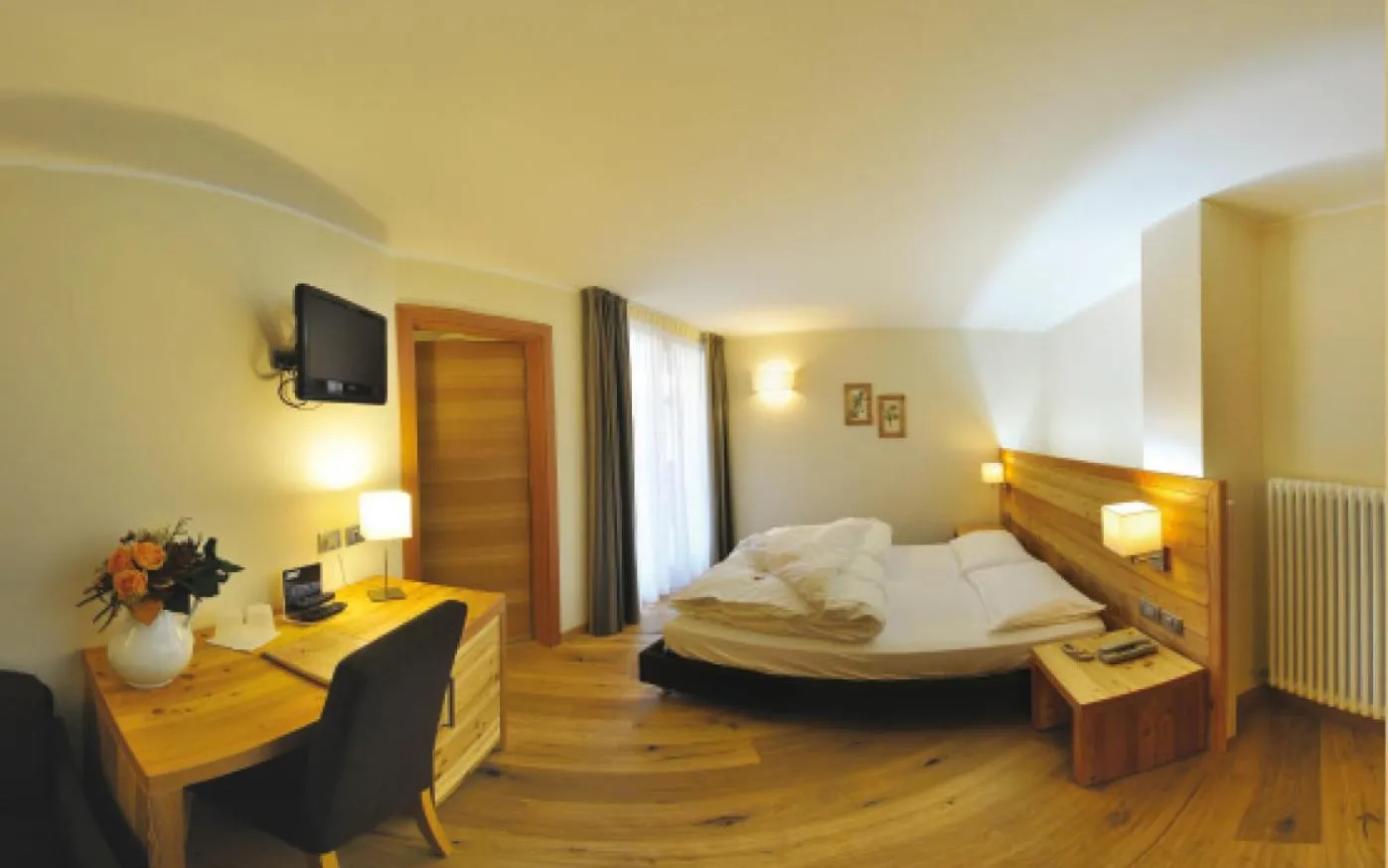 Bed in Bio Hotel Brusago Vital & Wellness