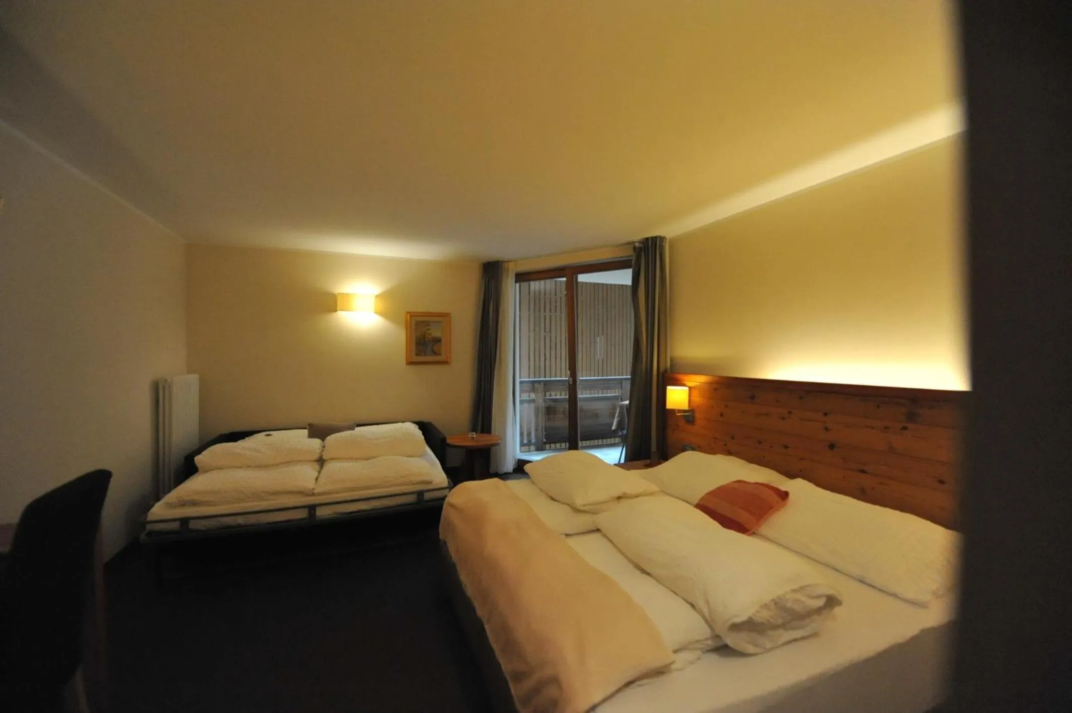 Bed in Bio Hotel Brusago Vital & Wellness