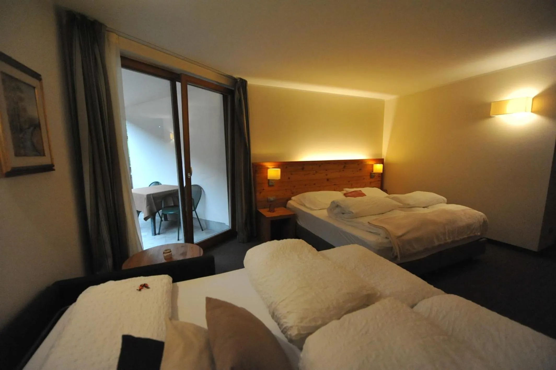 Bed in Bio Hotel Brusago Vital & Wellness