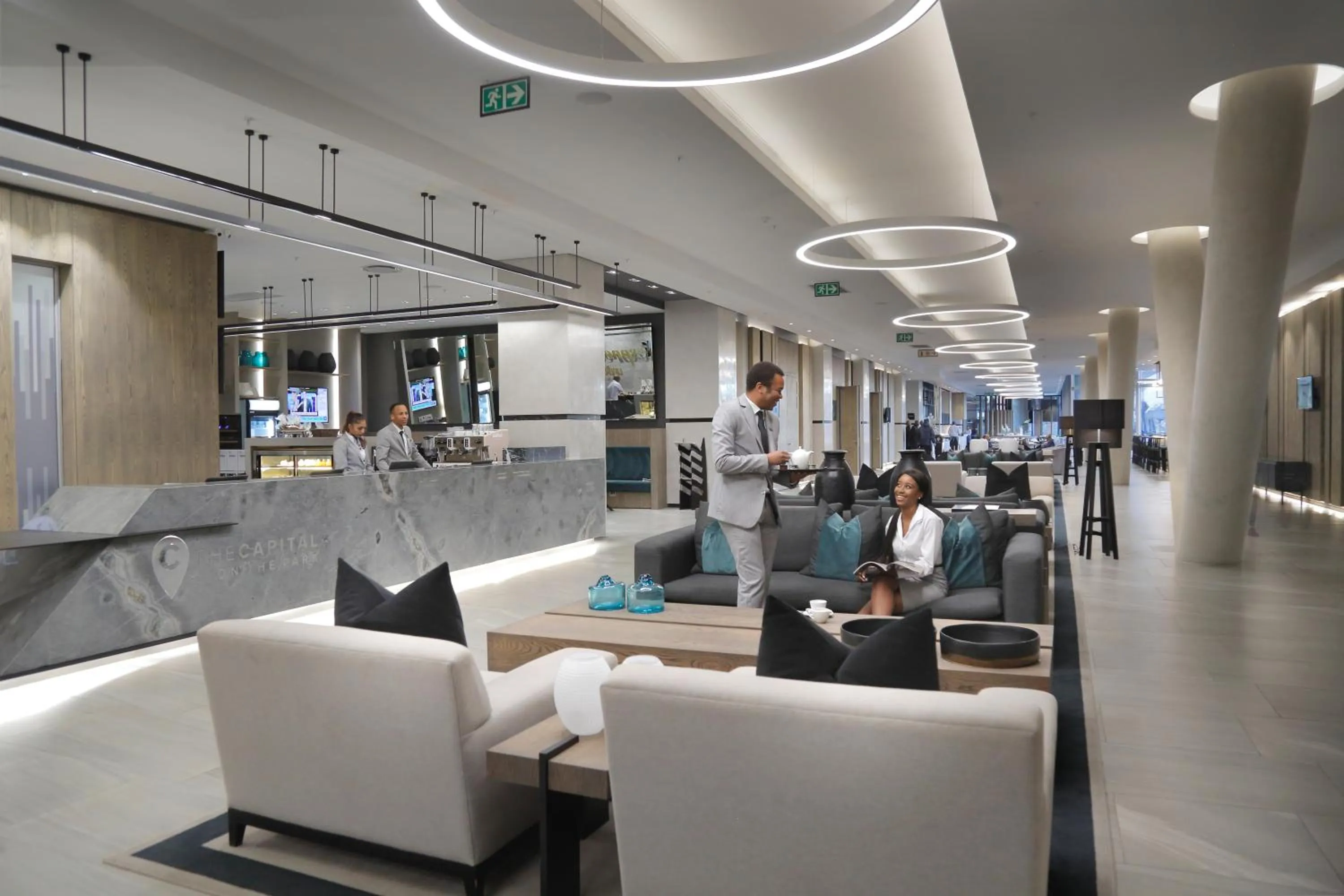 Lobby or reception in The Capital on the Park