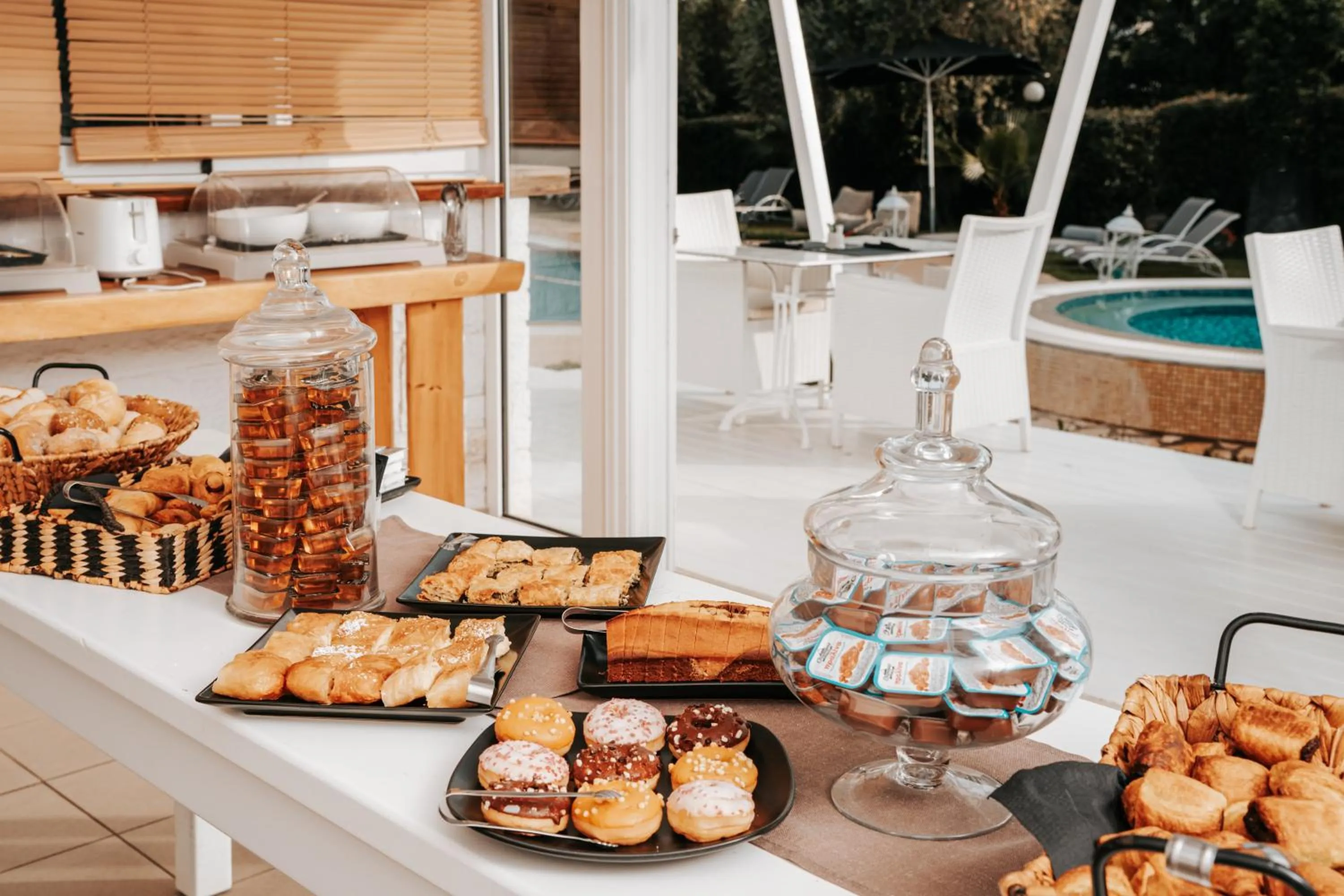 Breakfast in Mr and Mrs White Corfu Couples Retreat Adults Only