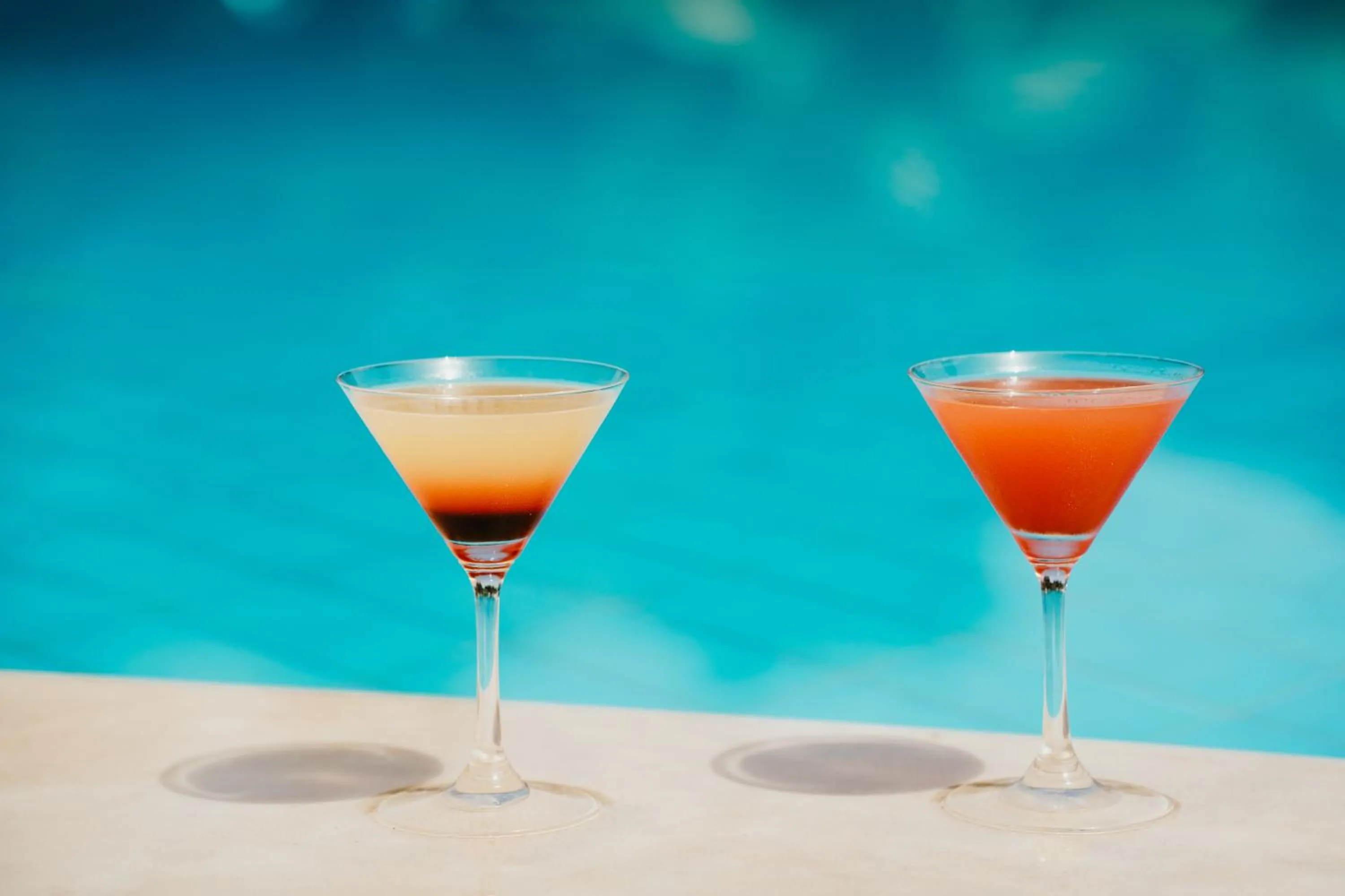 Drinks in Mr and Mrs White Corfu Couples Retreat Adults Only