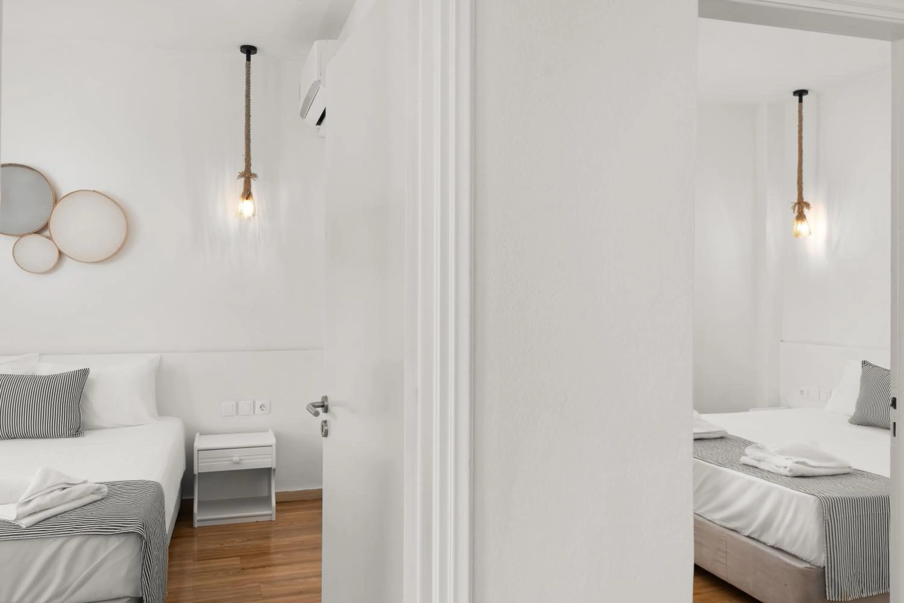 Bed in Mr and Mrs White Corfu Couples Retreat Adults Only