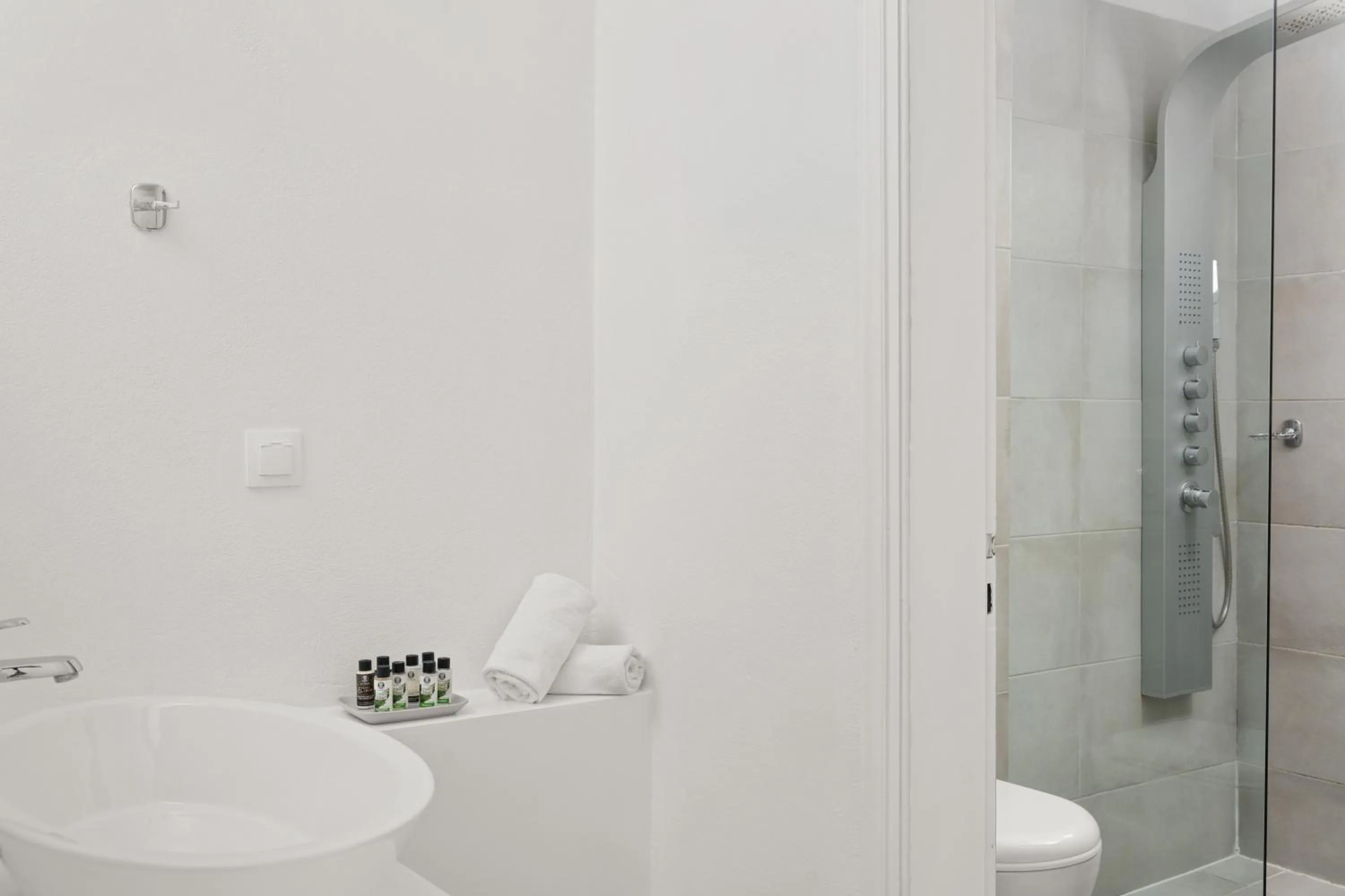 Bathroom in Mr and Mrs White Corfu Couples Retreat Adults Only