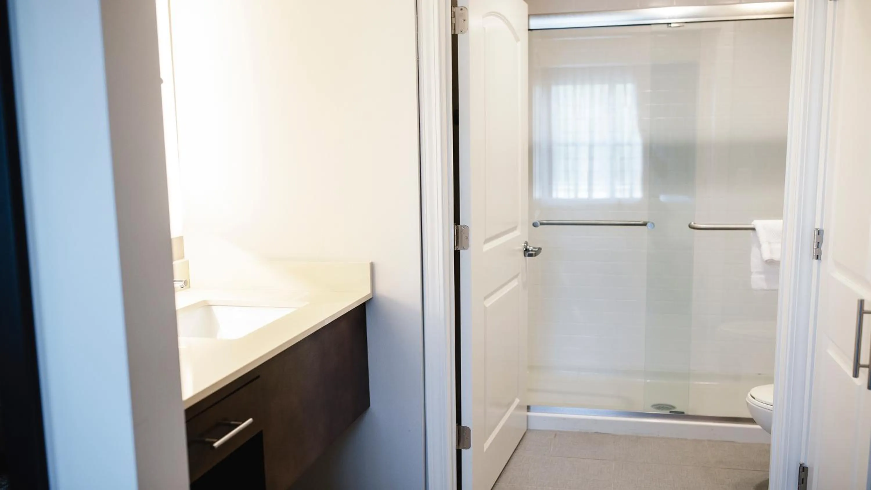 Shower in Staybridge Suites Auburn Hills by IHG