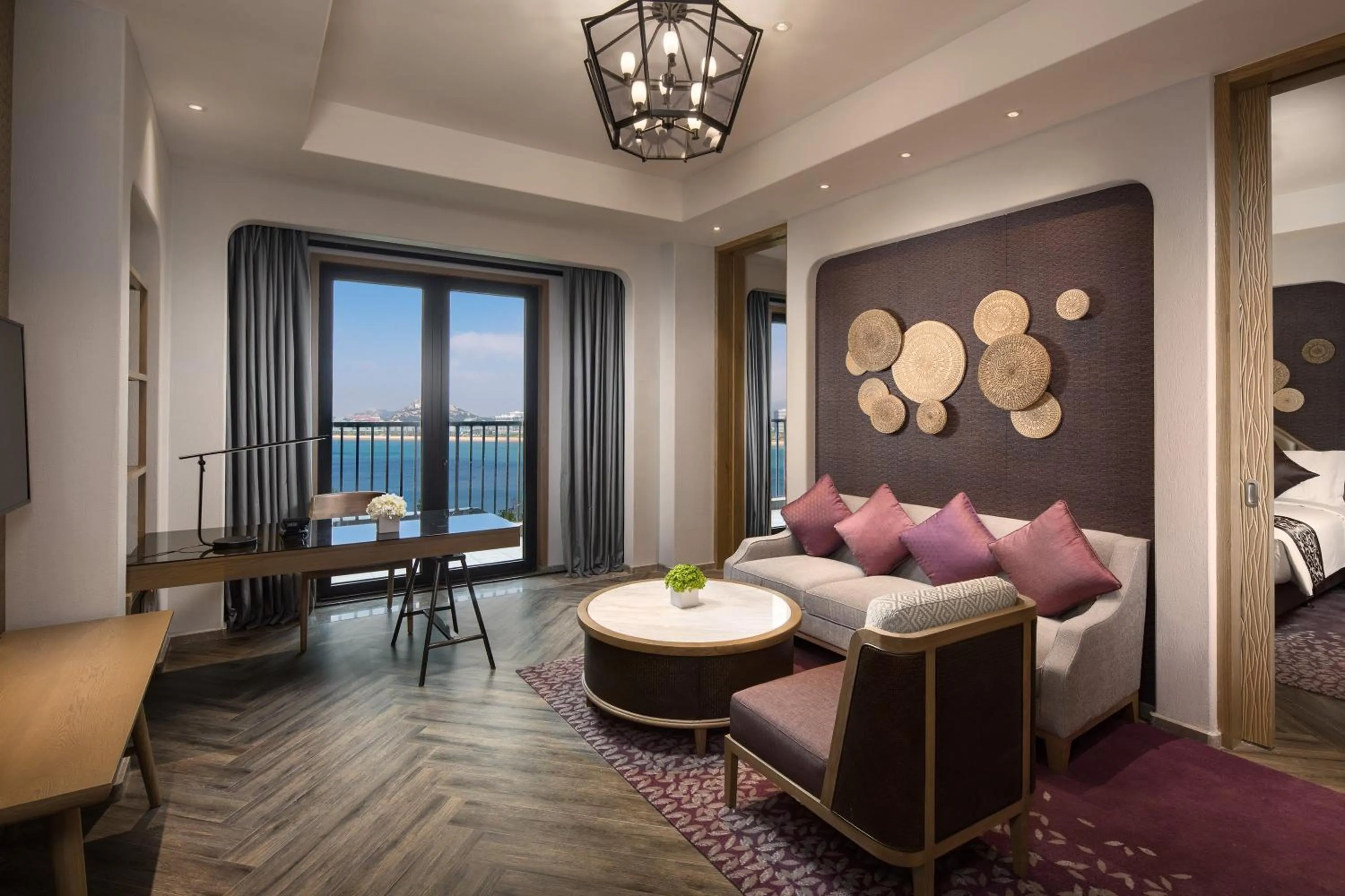 Photo of the whole room in Crowne Plaza QingdaoOriental Movie Metropolis by IHG