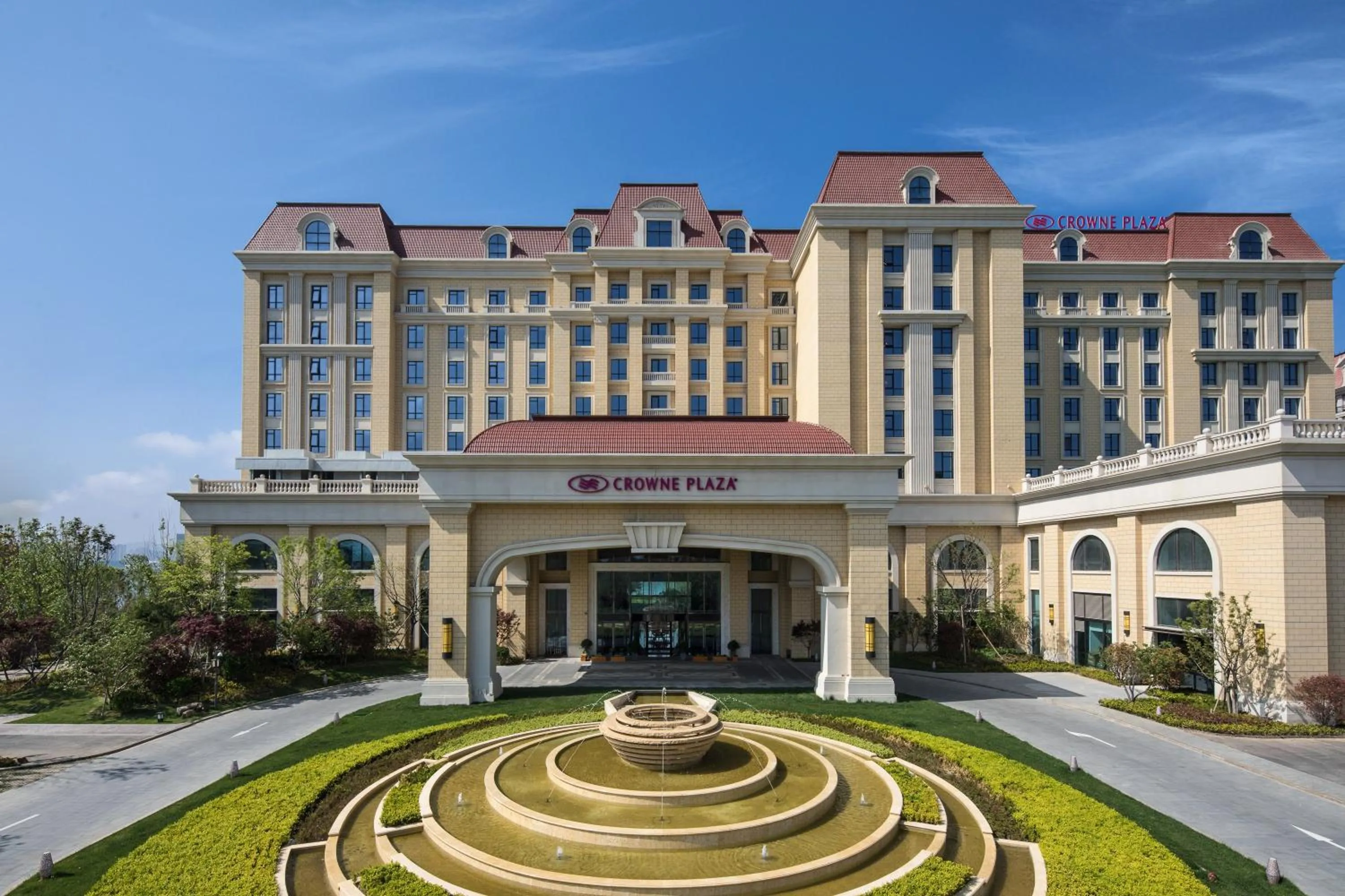 Property building in Crowne Plaza QingdaoOriental Movie Metropolis by IHG