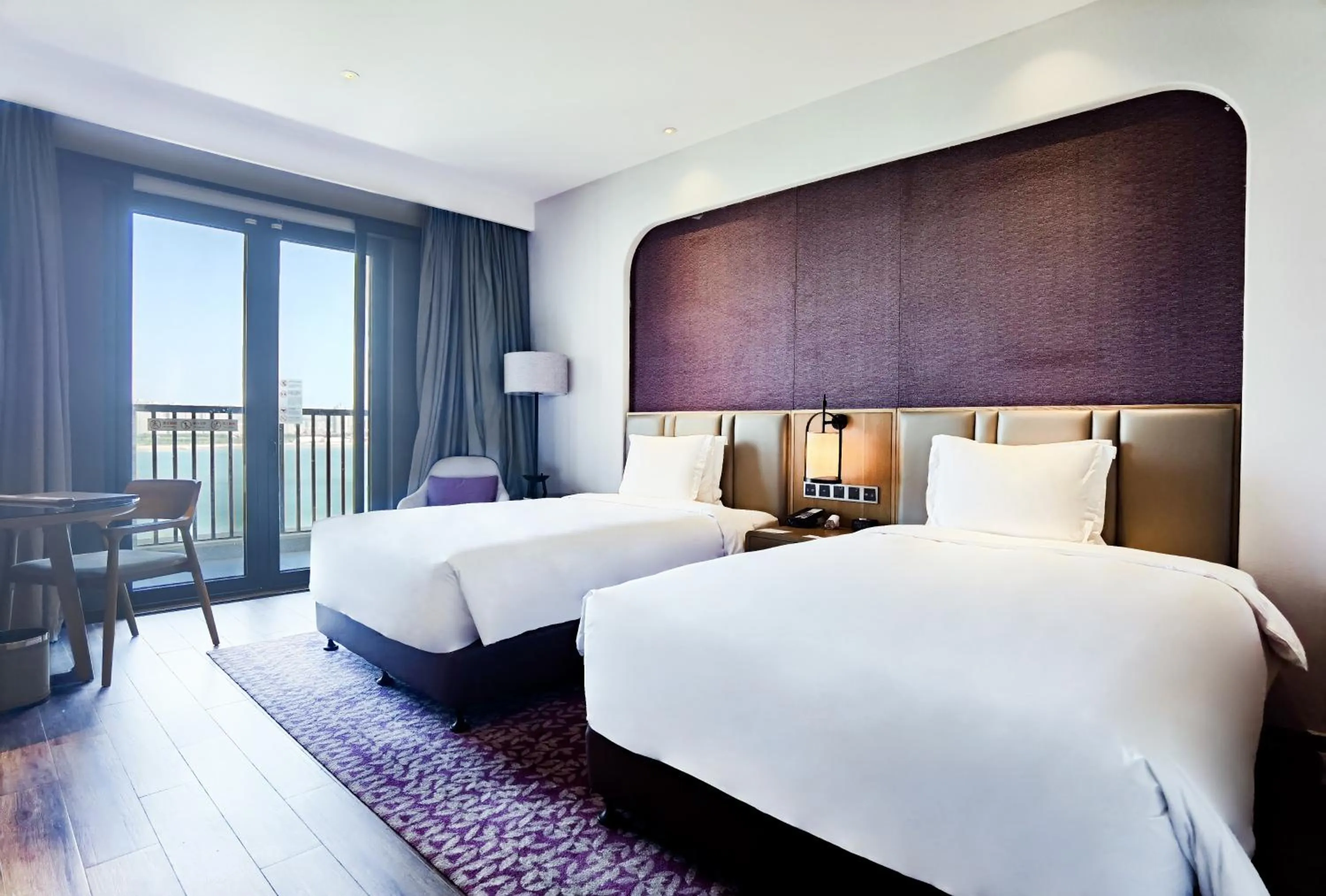 Bed in Crowne Plaza QingdaoOriental Movie Metropolis by IHG