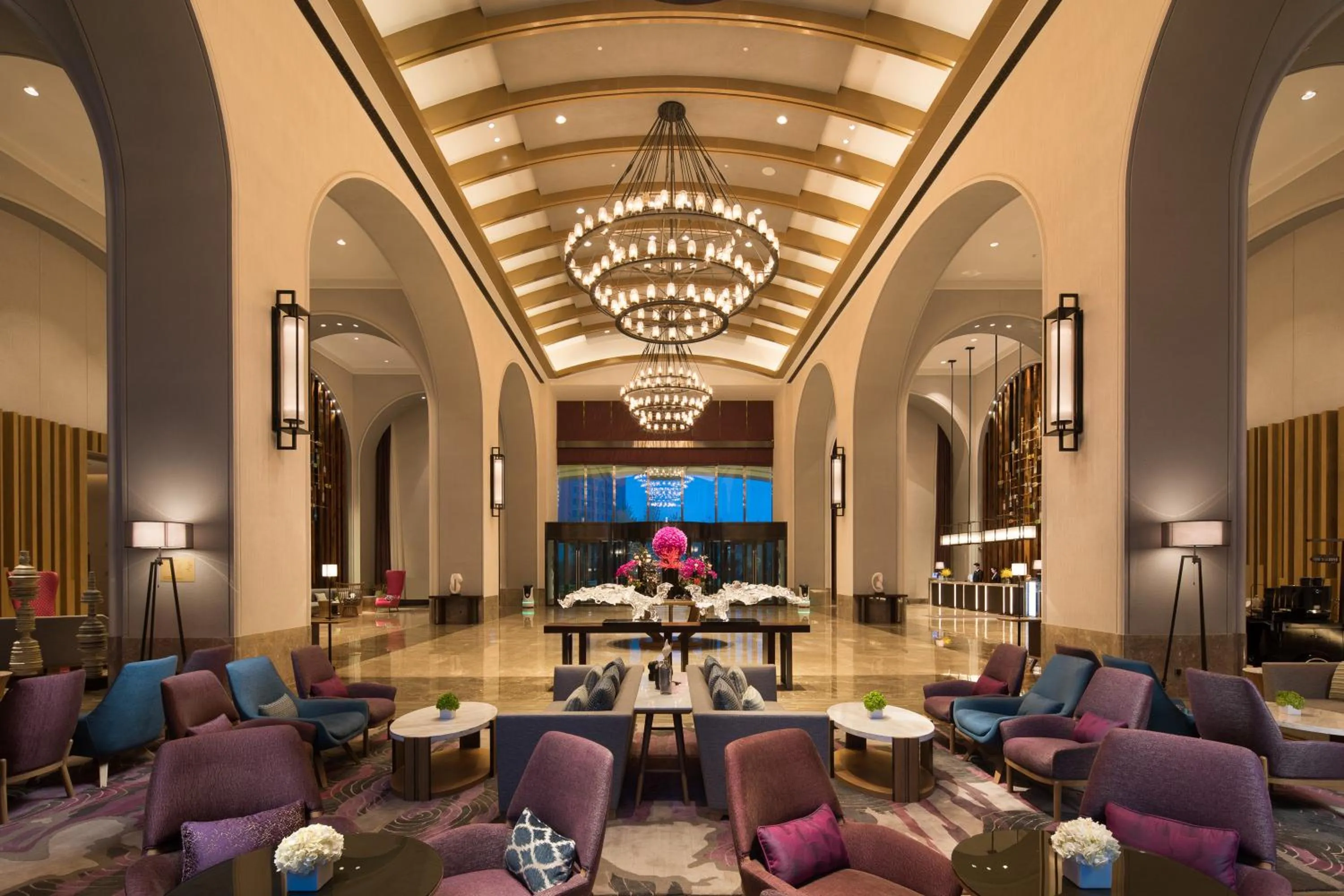 Property building in Crowne Plaza QingdaoOriental Movie Metropolis by IHG