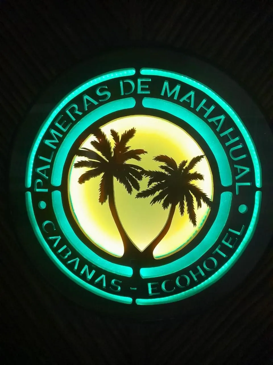 Property logo or sign in Palmeras de Mahahual Cabañas