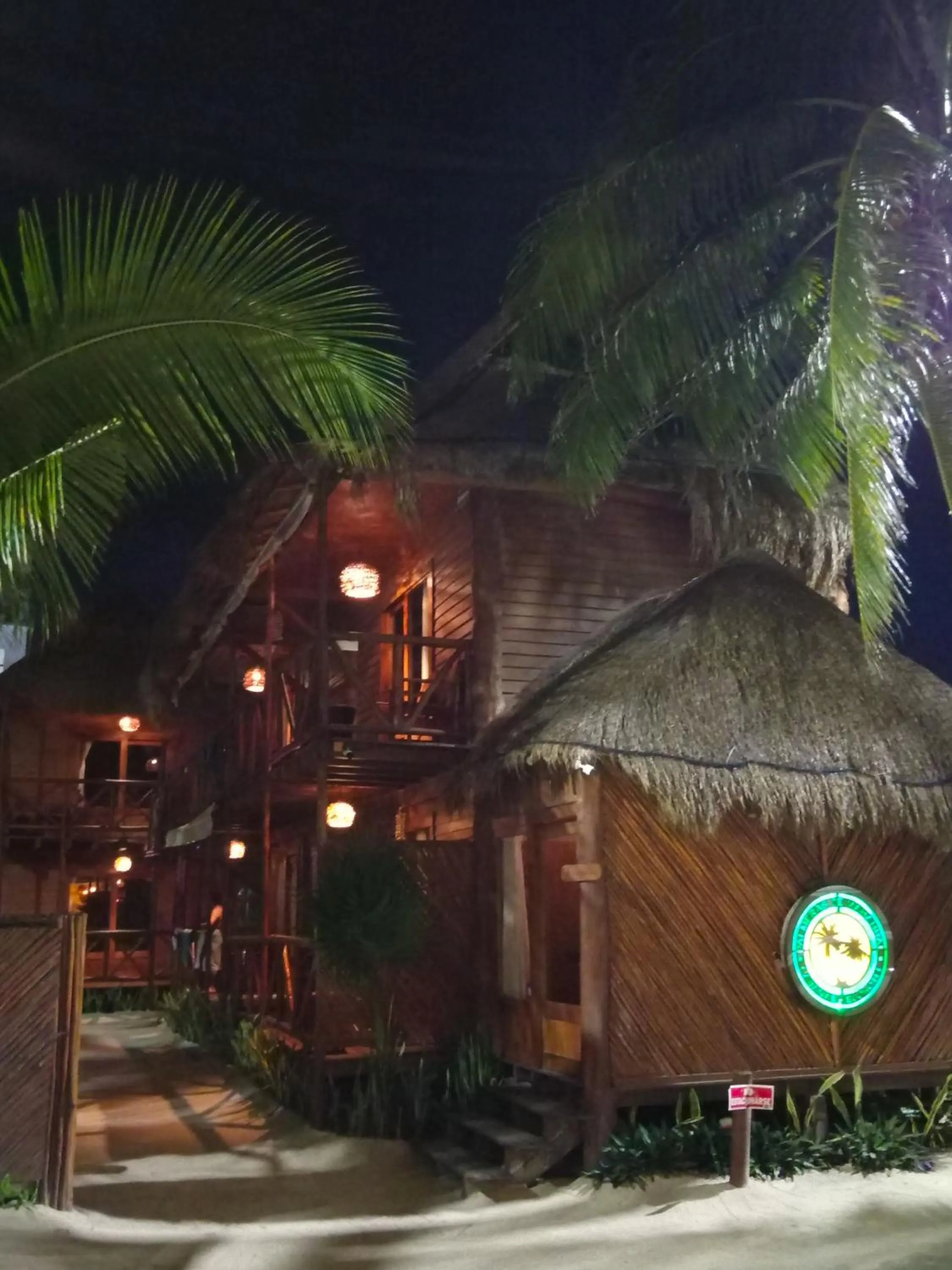 Lobby or reception in Palmeras de Mahahual Cabañas