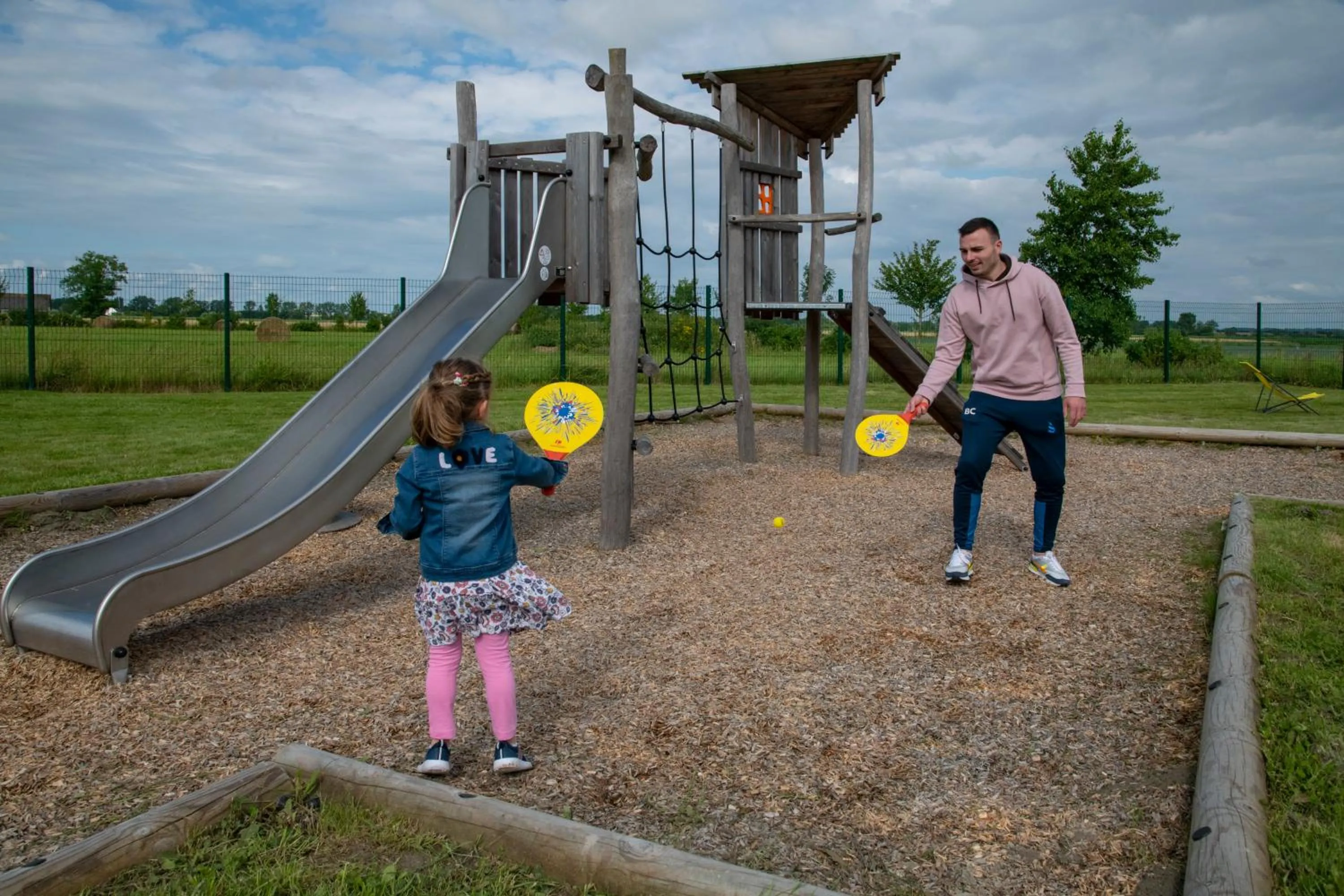 Children play ground in ibis Pontorson Baie Du Mont Saint Michel