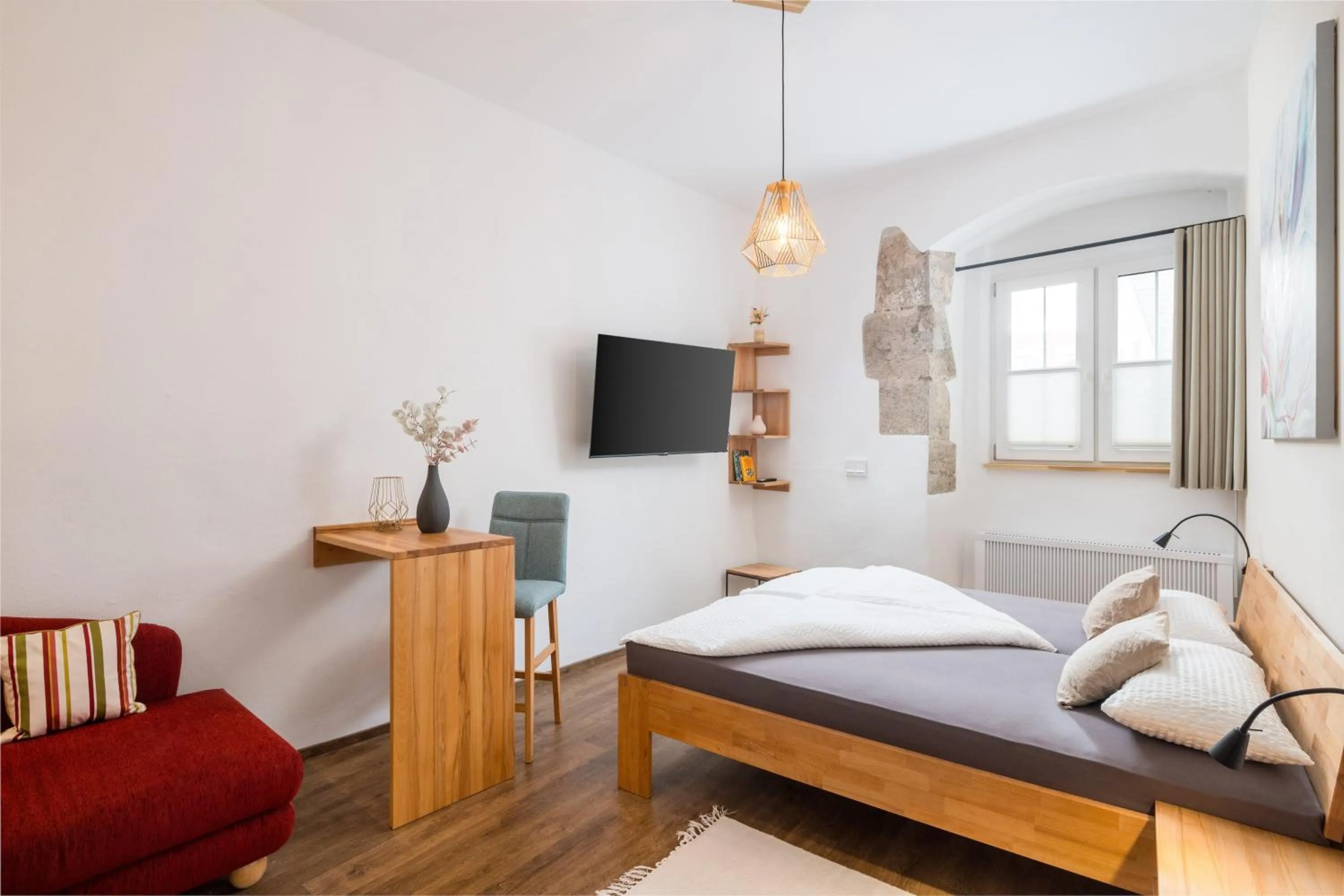 Bedroom, Bed in Landhotel Löwen