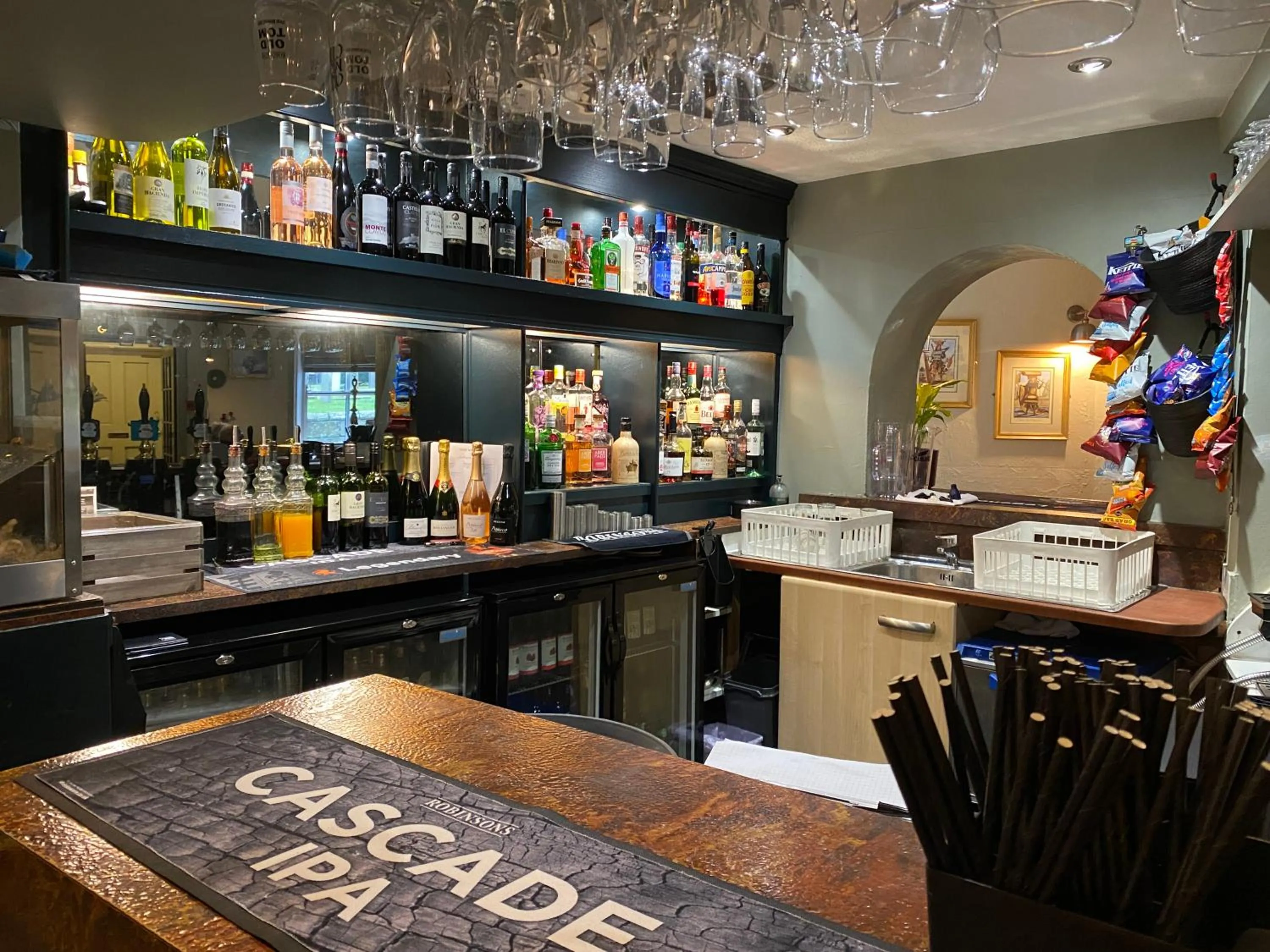 Lounge or bar in The Egerton Arms Astbury