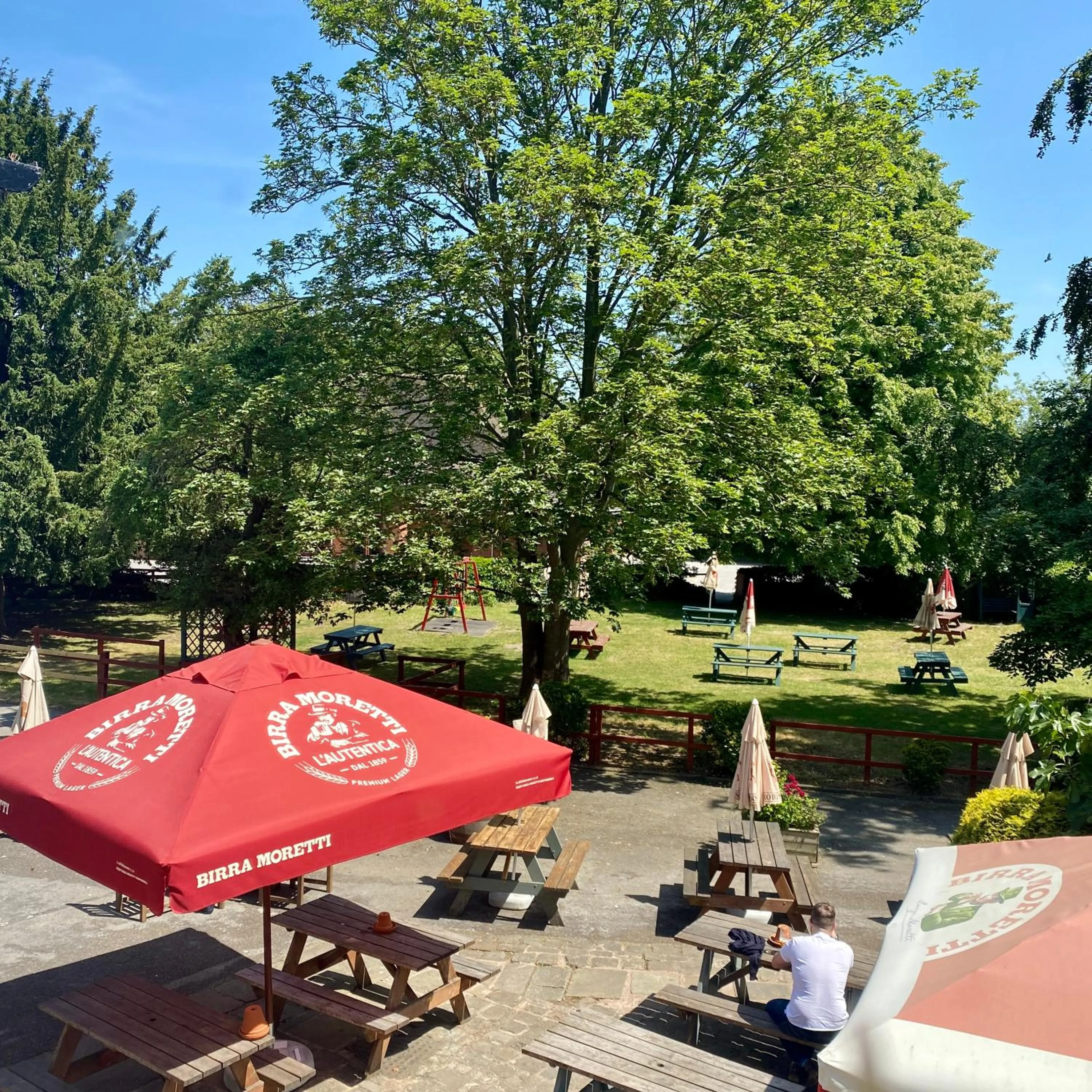 Garden in The Egerton Arms Astbury