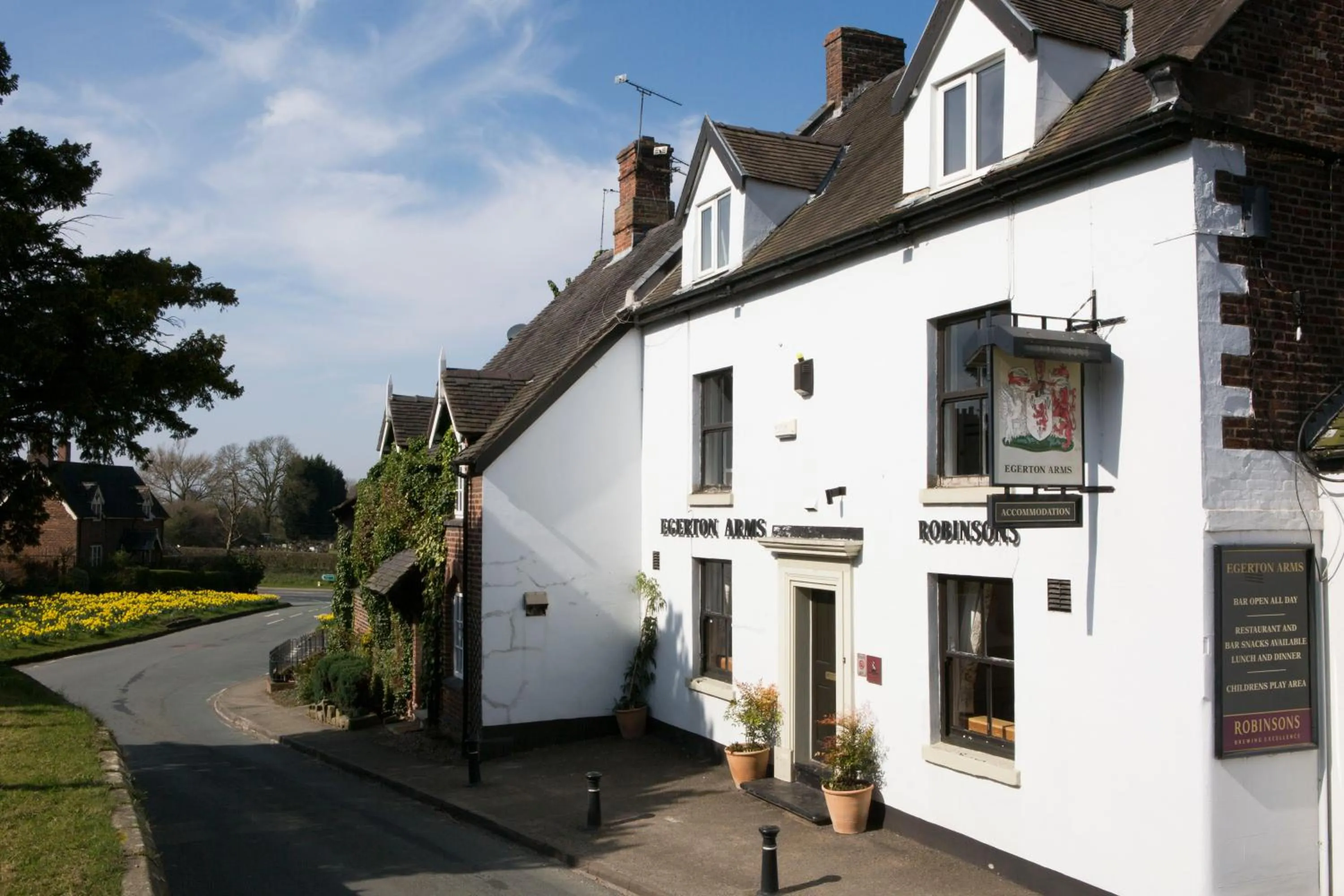 Property building in The Egerton Arms Astbury
