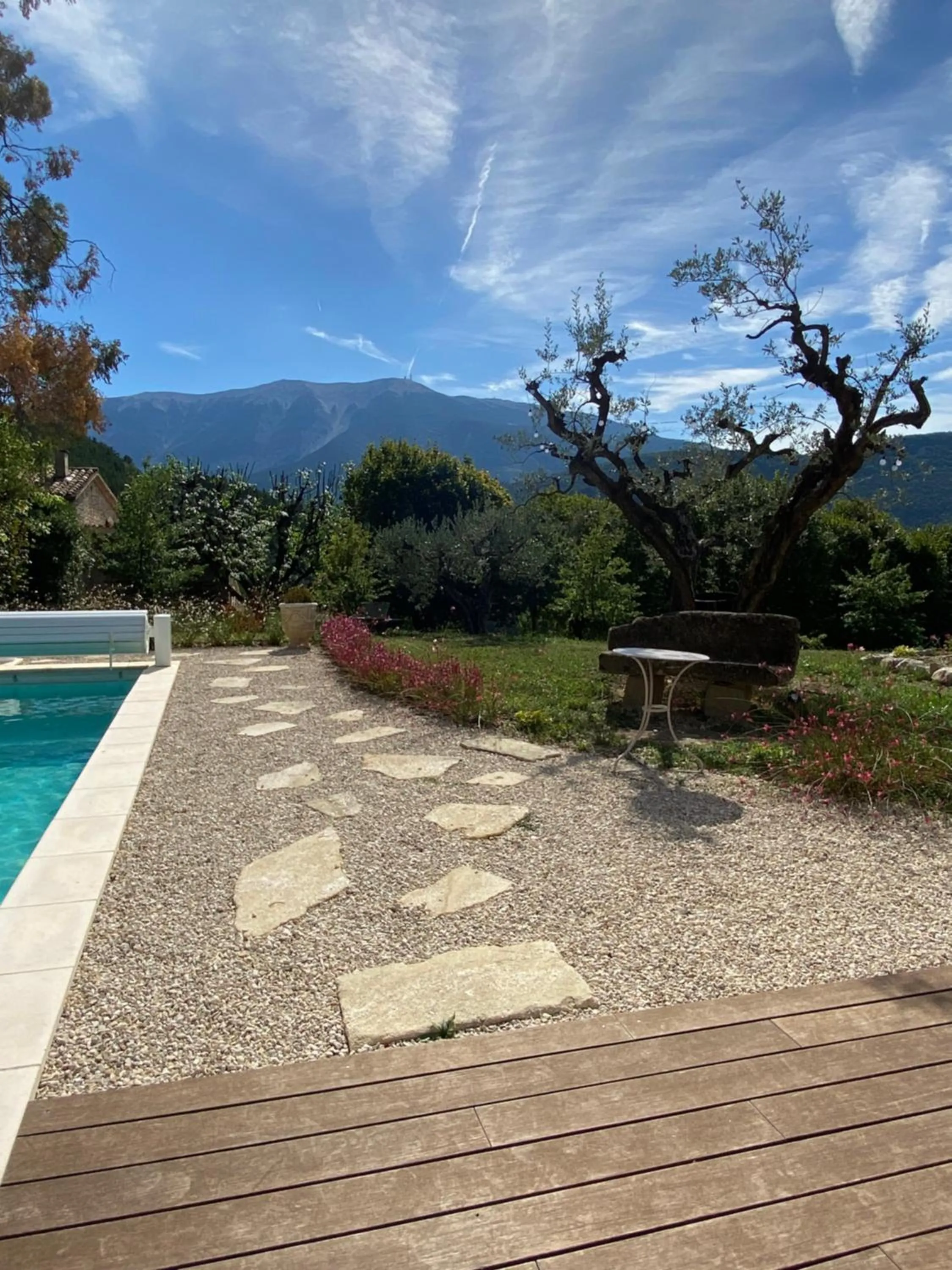 Chambre une fenêtre sur le Ventoux la Clue