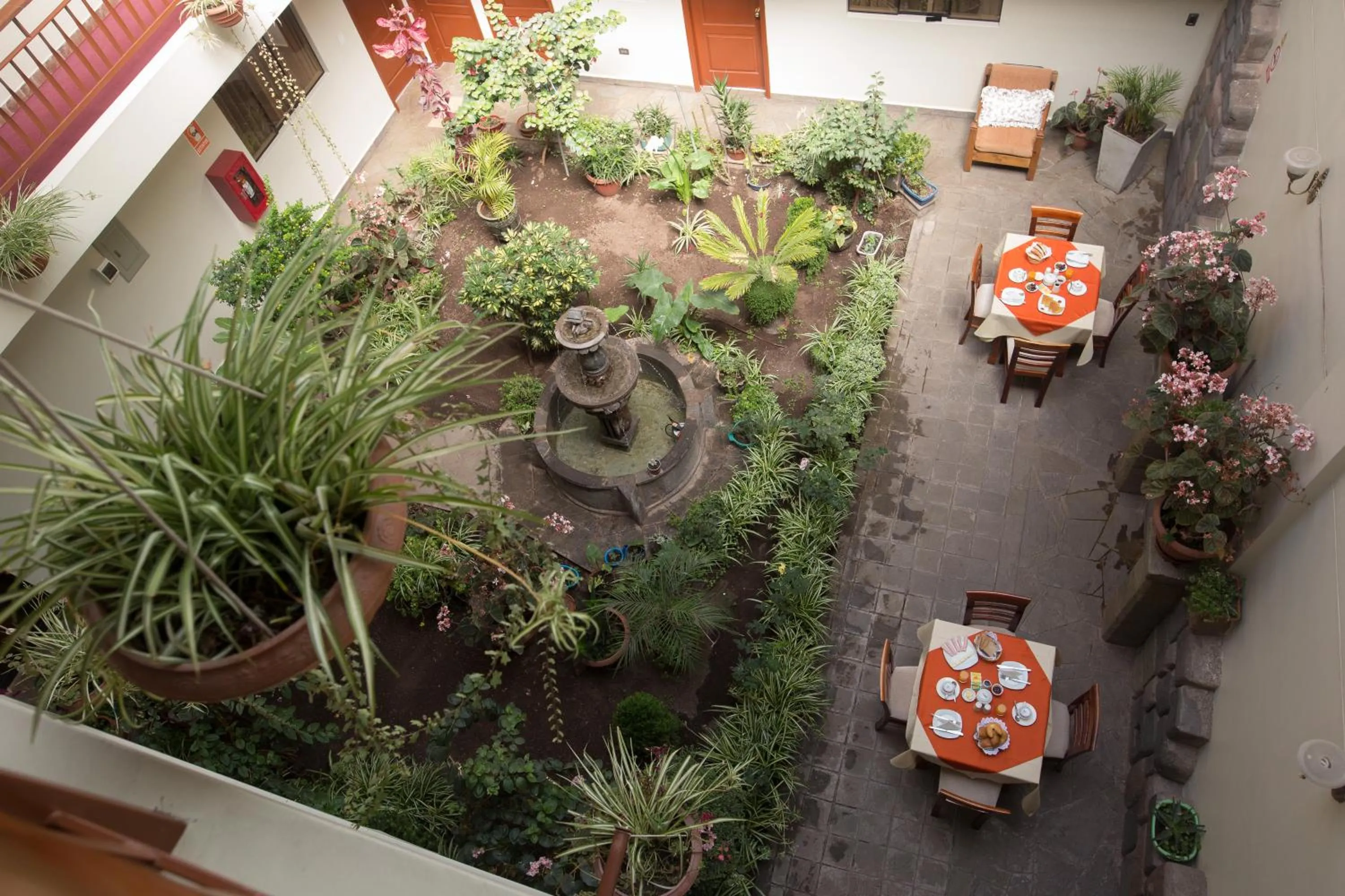 Patio in Antawasi Hotel