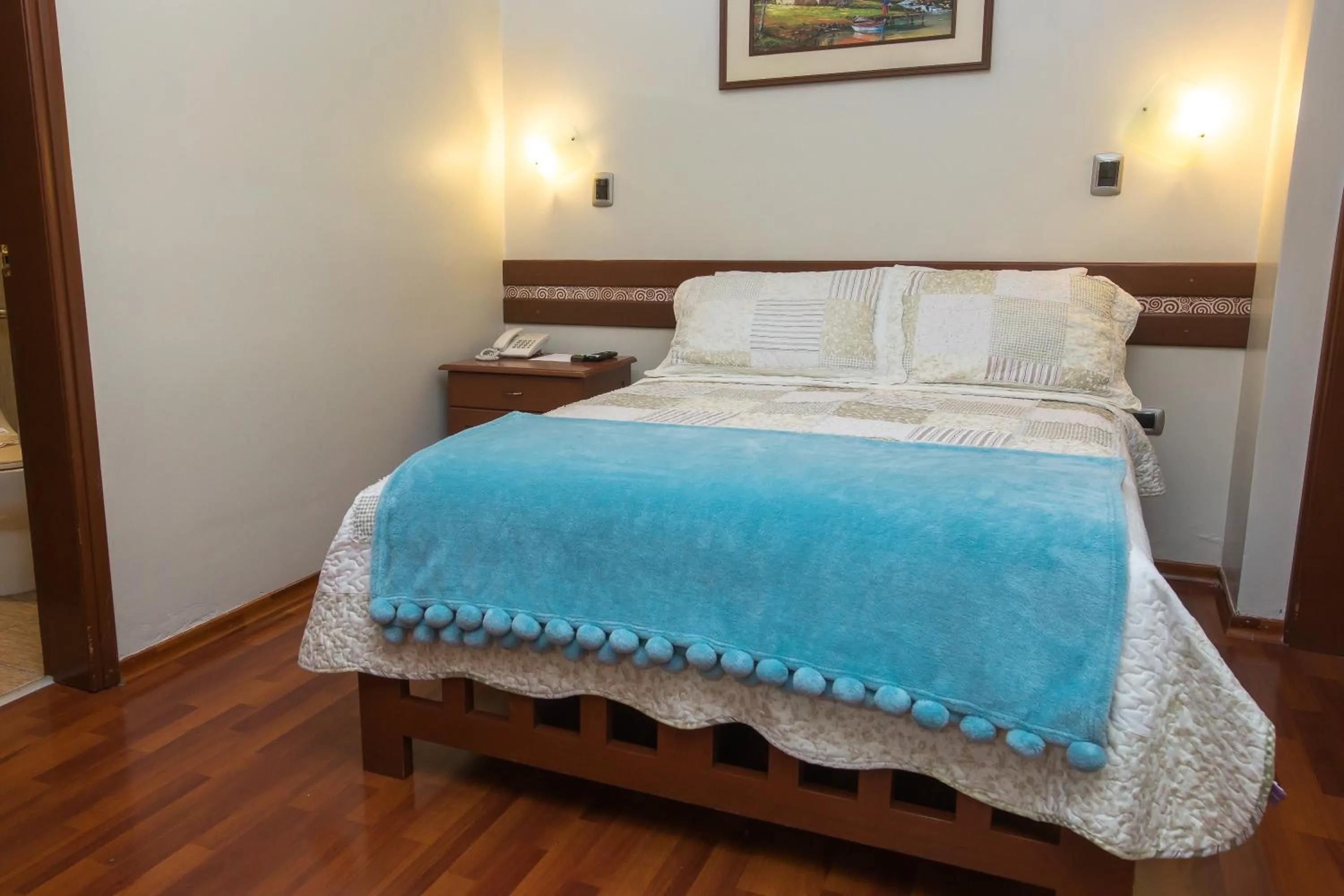 Bed in Antawasi Hotel